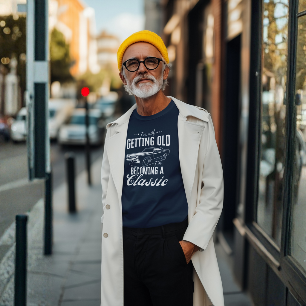 Classic Car Birthday T-Shirt - I'm Becoming a Classic Tee