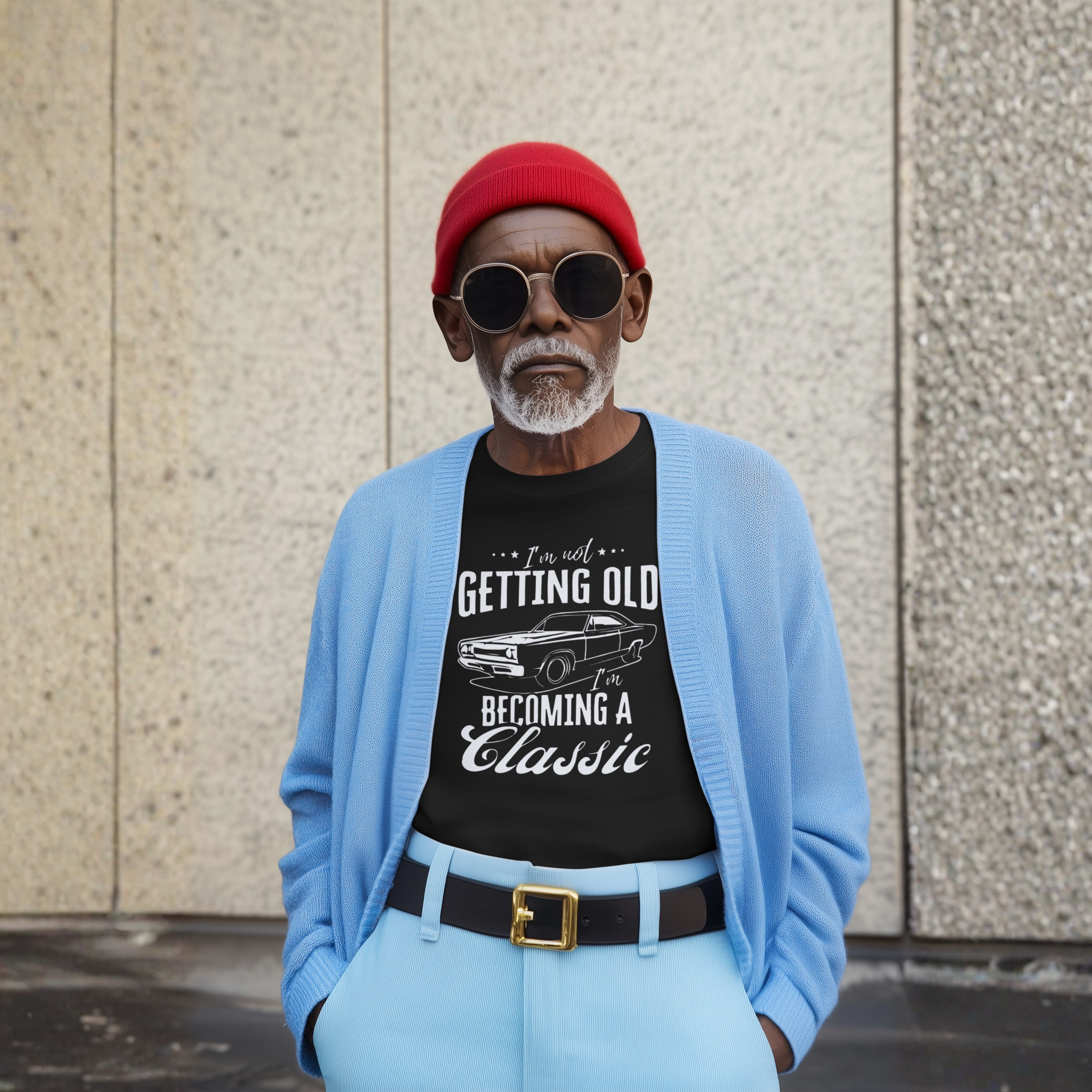 Classic Car Birthday T-Shirt - I'm Becoming a Classic Tee