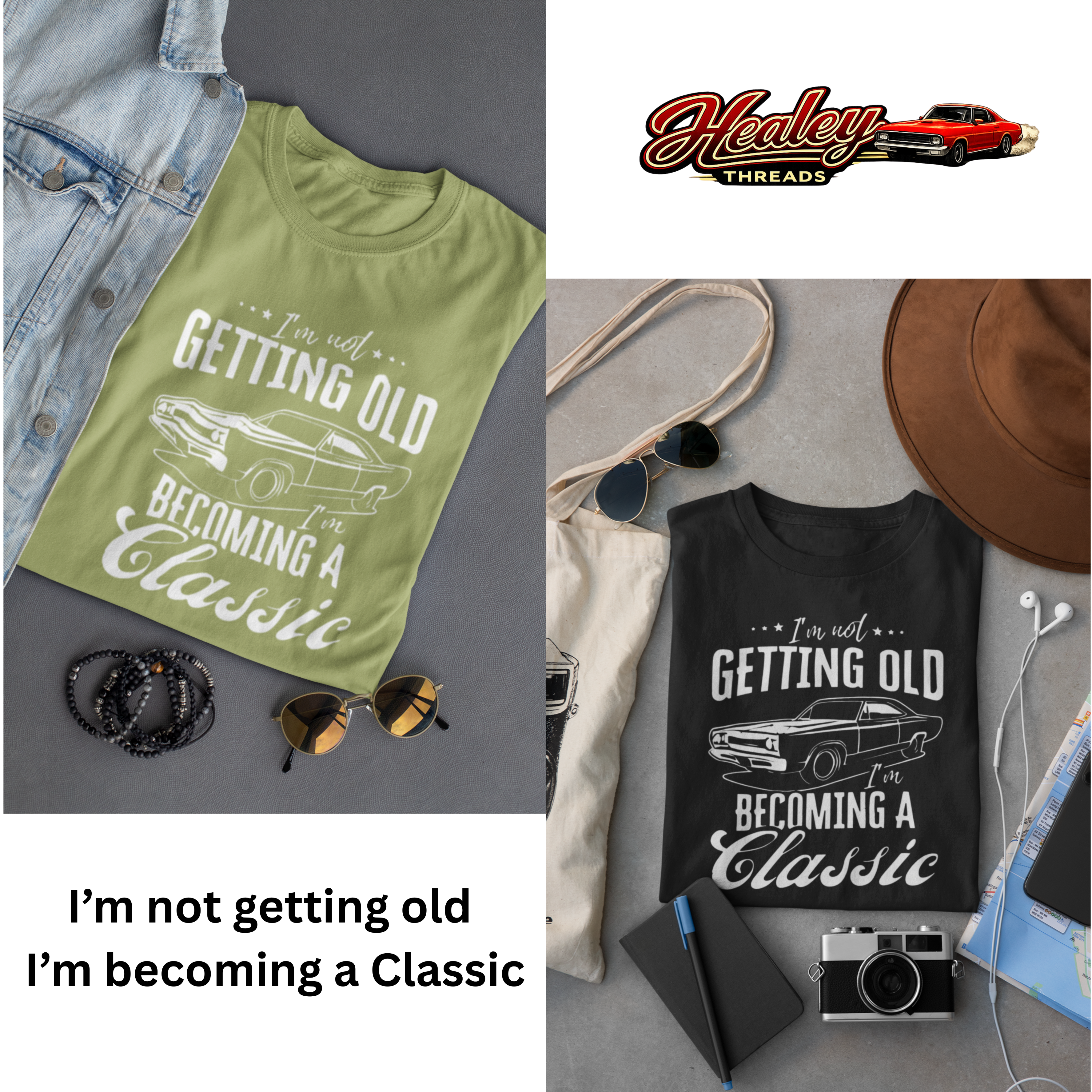 Classic Car Birthday T-Shirt - I'm Becoming a Classic Tee