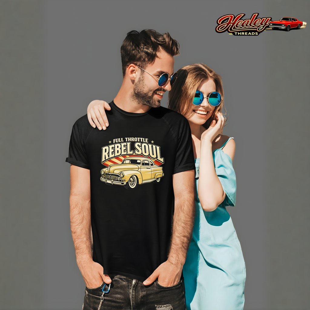 Vintage Muscle Car T-Shirt – Rebel Soul Retro Auto Tee