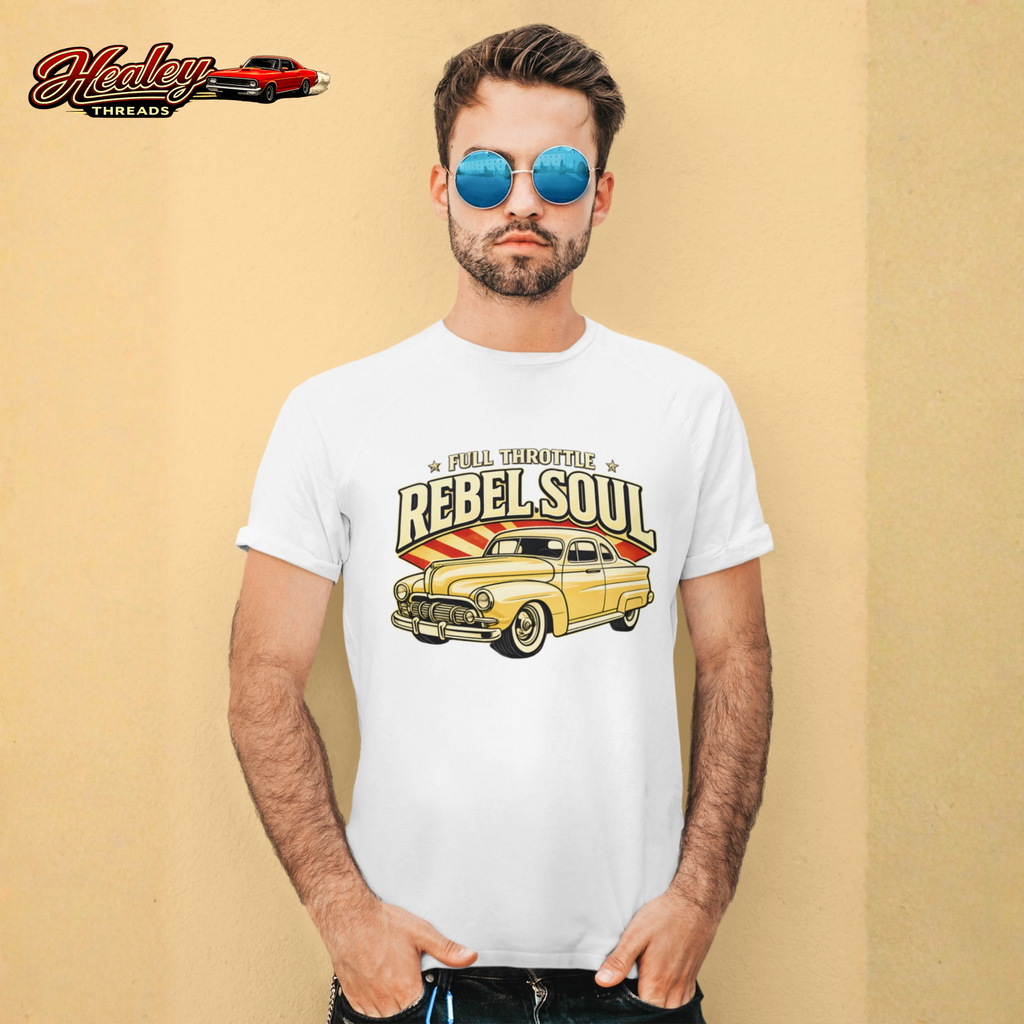 Vintage Muscle Car T-Shirt – Rebel Soul Retro Auto Tee