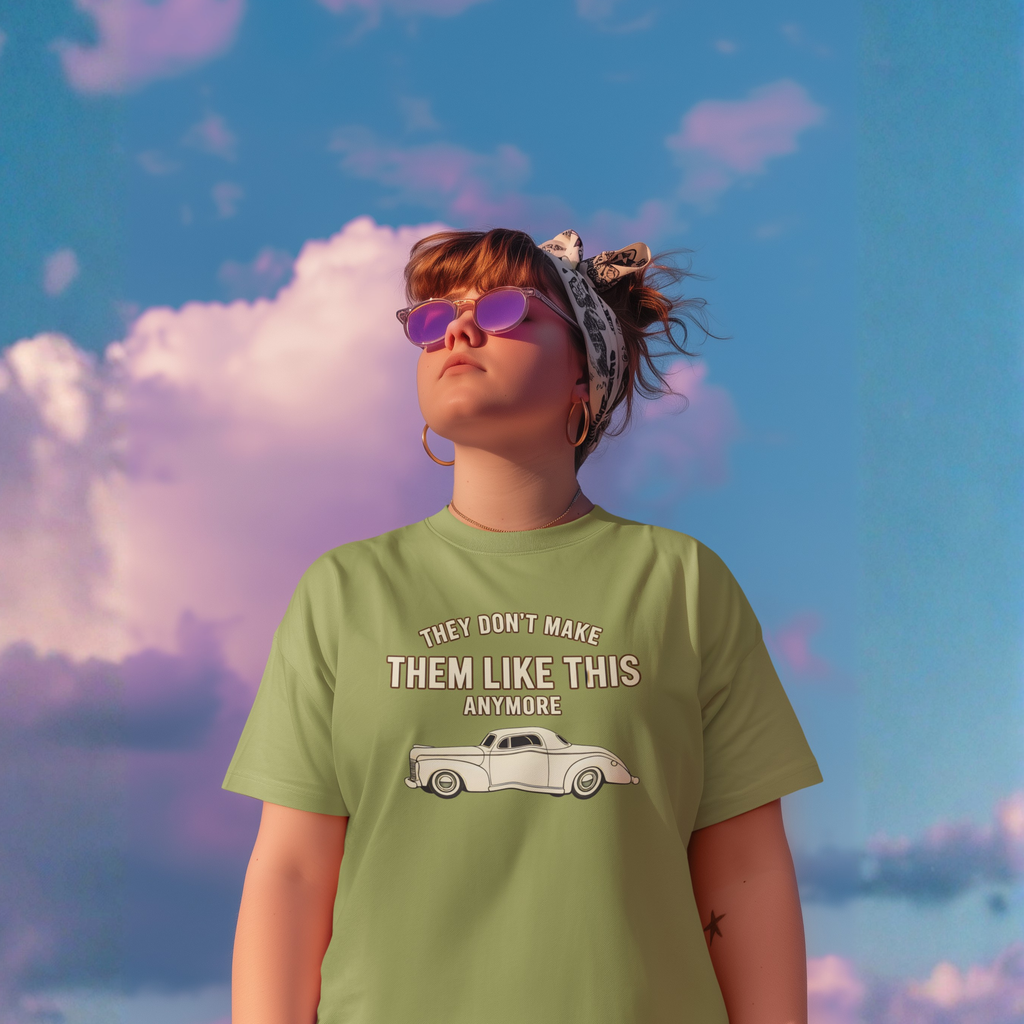 Vintage Car Tee - “They Don’t Make Them Like This Anymore” Classic Retro Car T-Shirt