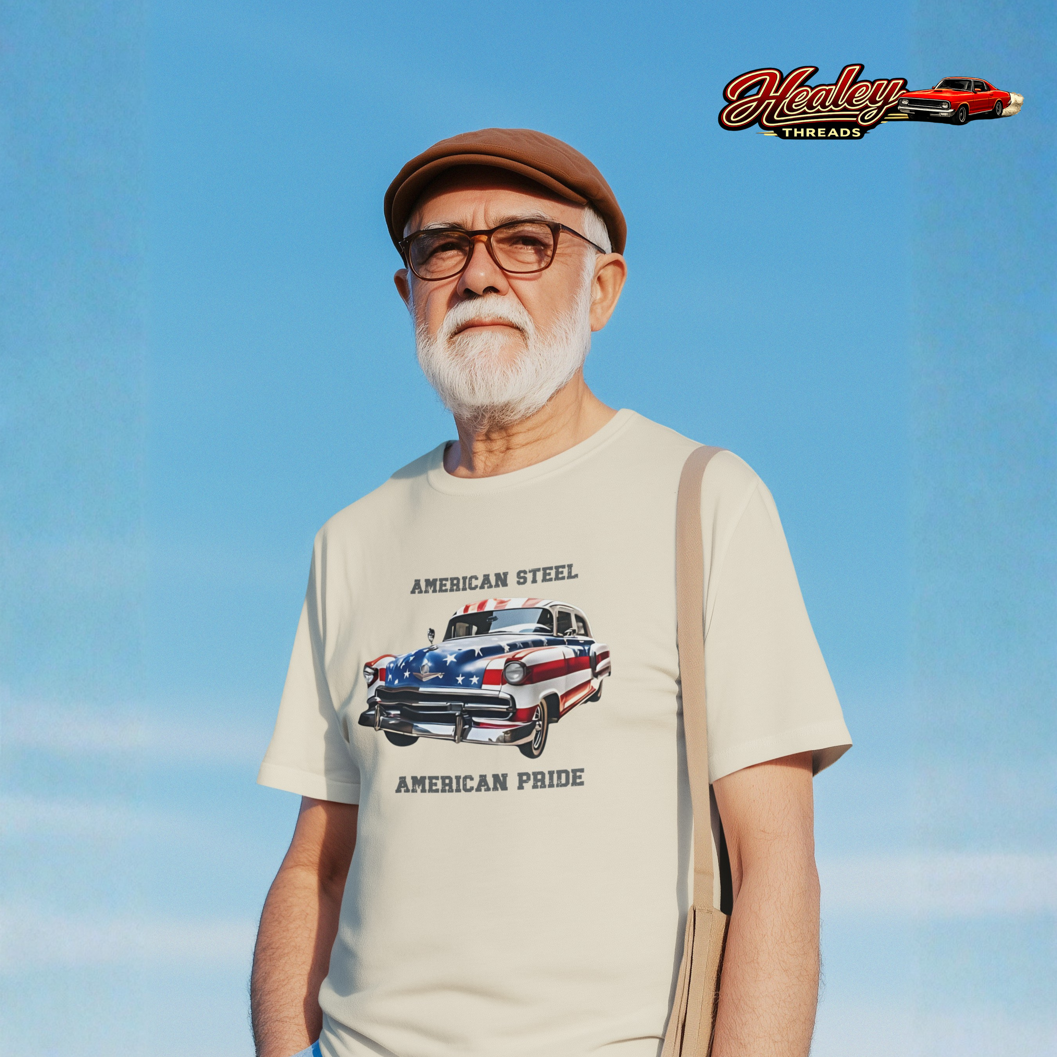 American Steel T-Shirt – Vintage Classic Car Graphic Tee