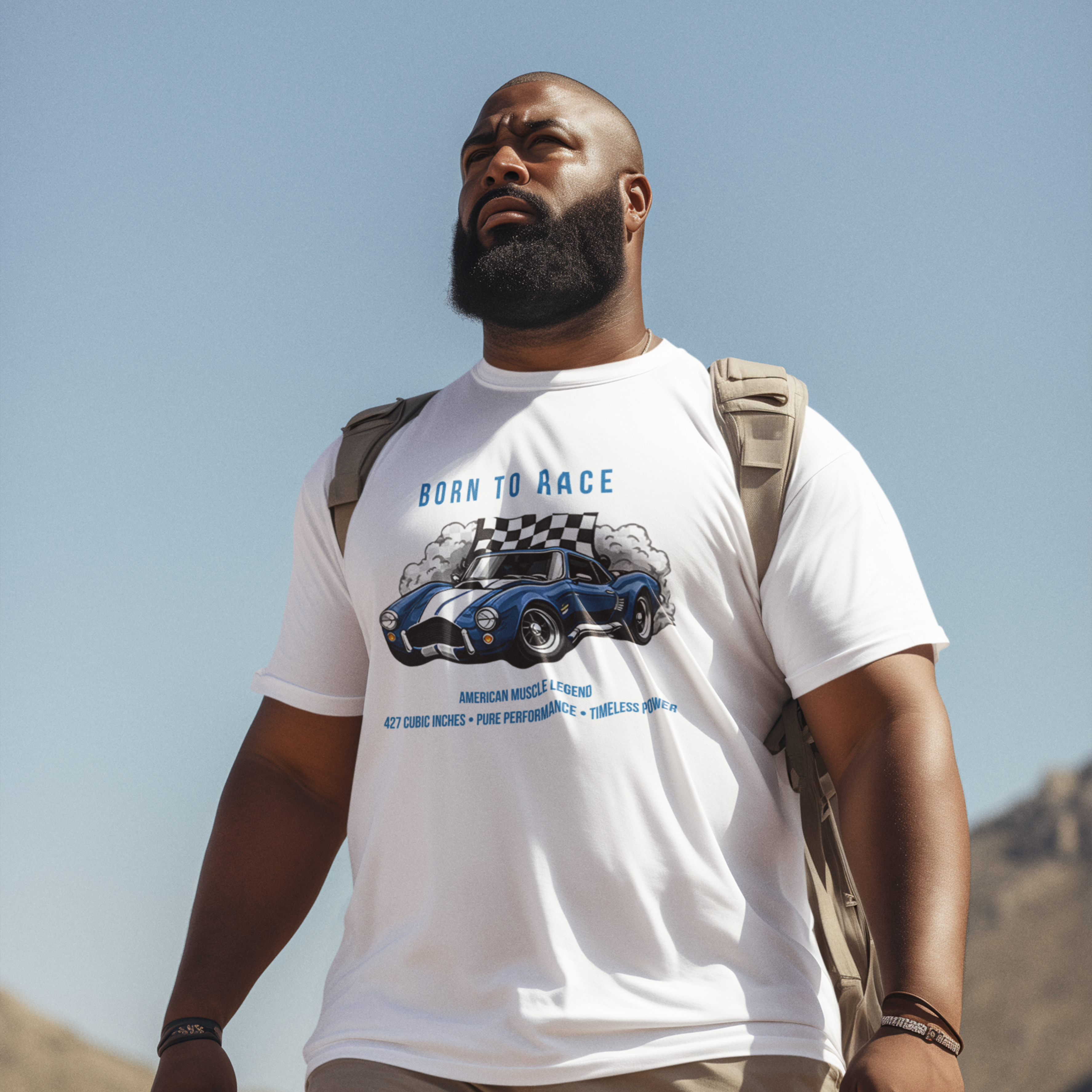 Born to Race T-Shirt – Vintage Muscle Car Graphic Tee