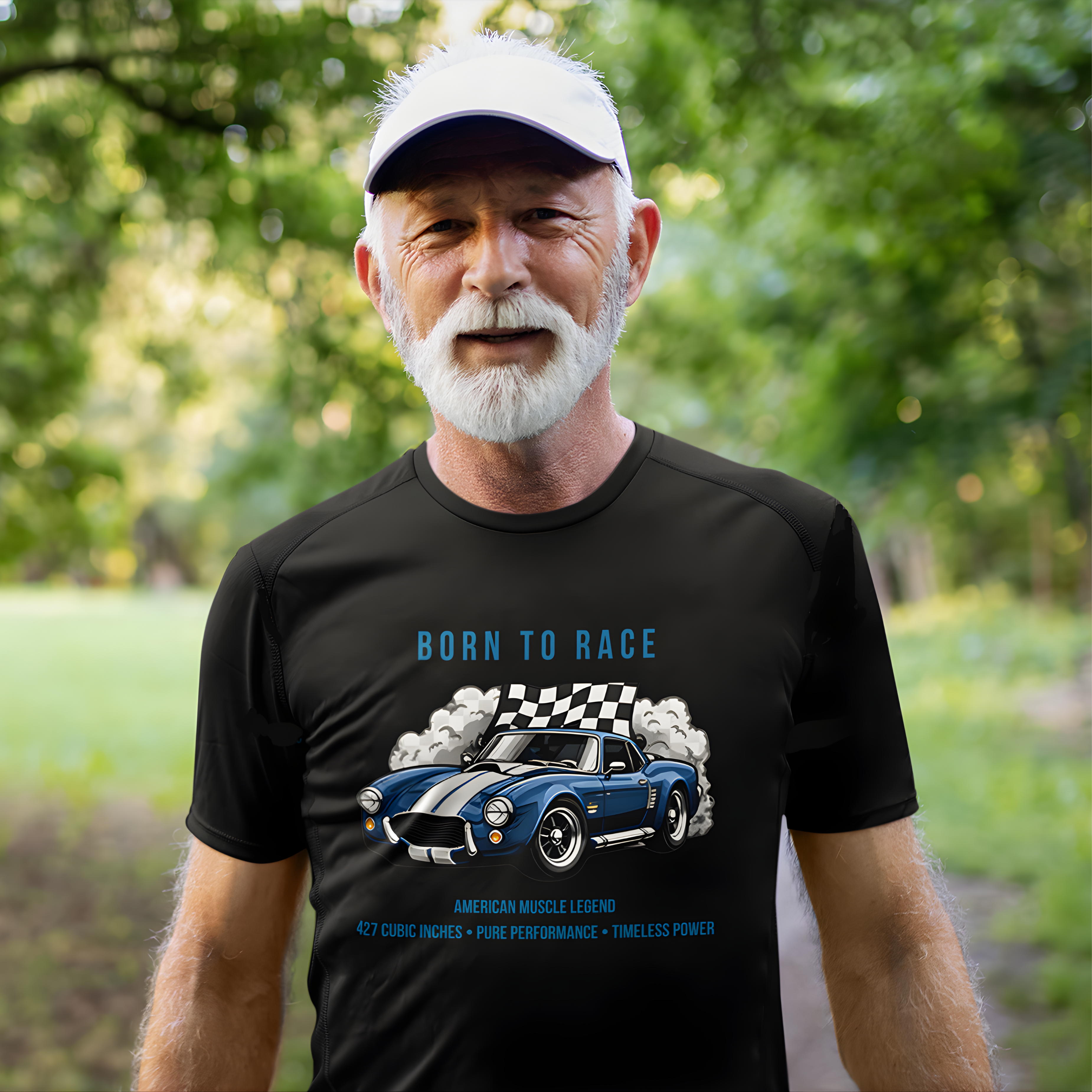 Born to Race T-Shirt – Vintage Muscle Car Graphic Tee
