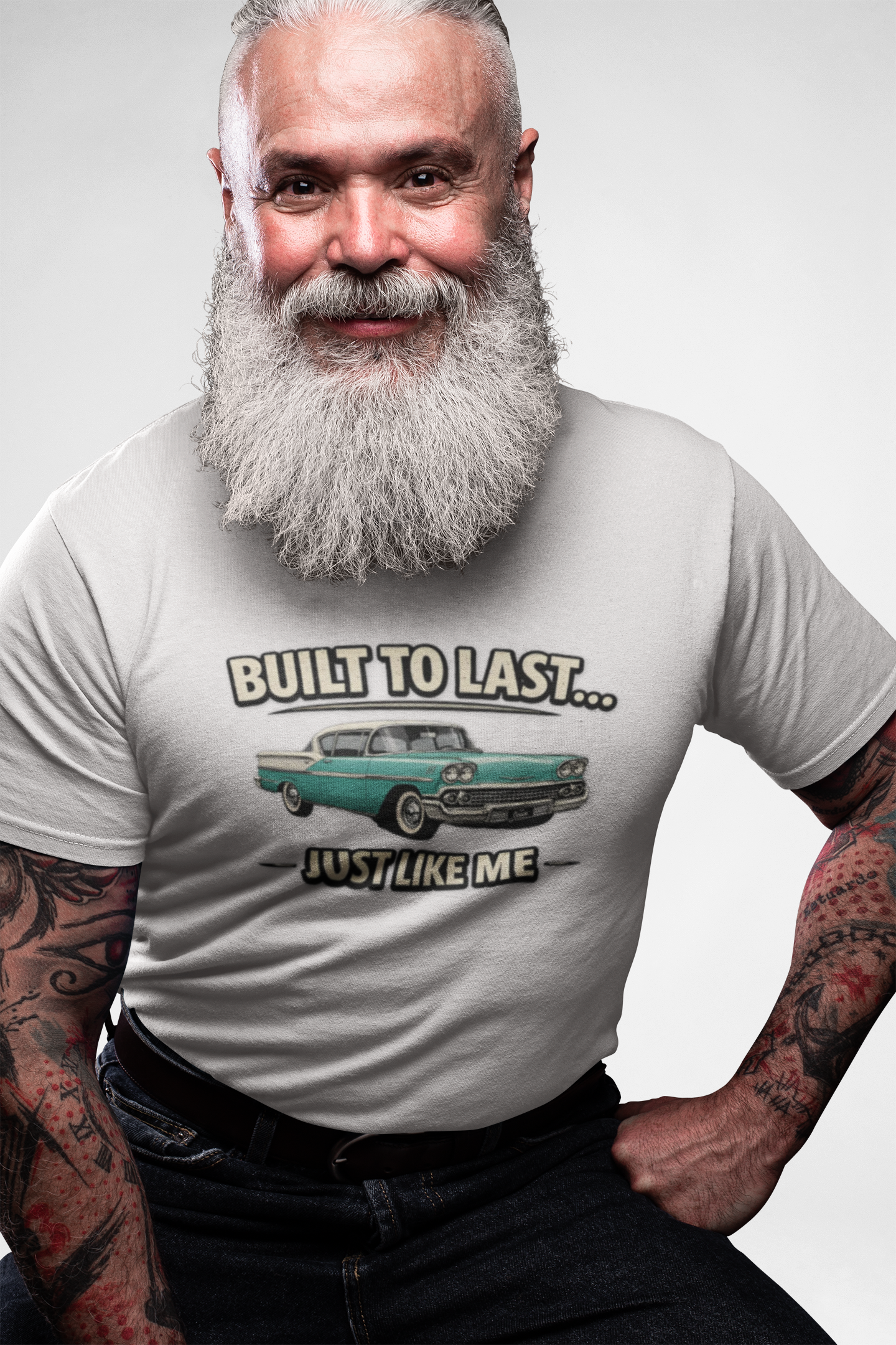 Built To Last Just Like Me | Classic American Car Tee