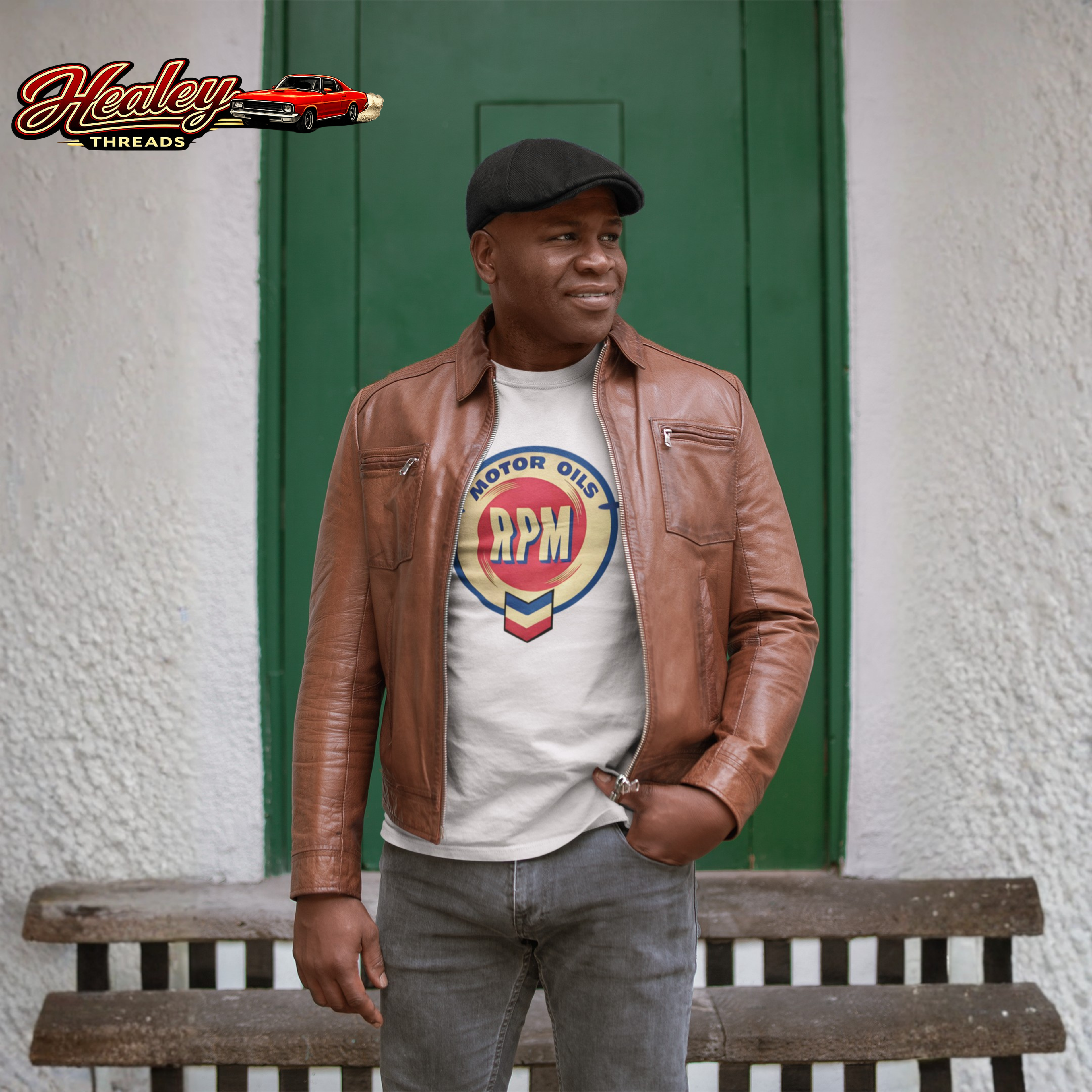 RPM Motor Oils Vintage T-Shirt - Classic Car Graphic Tee