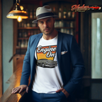 Engine On Vintage Car T-Shirt - Retro Classic Auto Tee