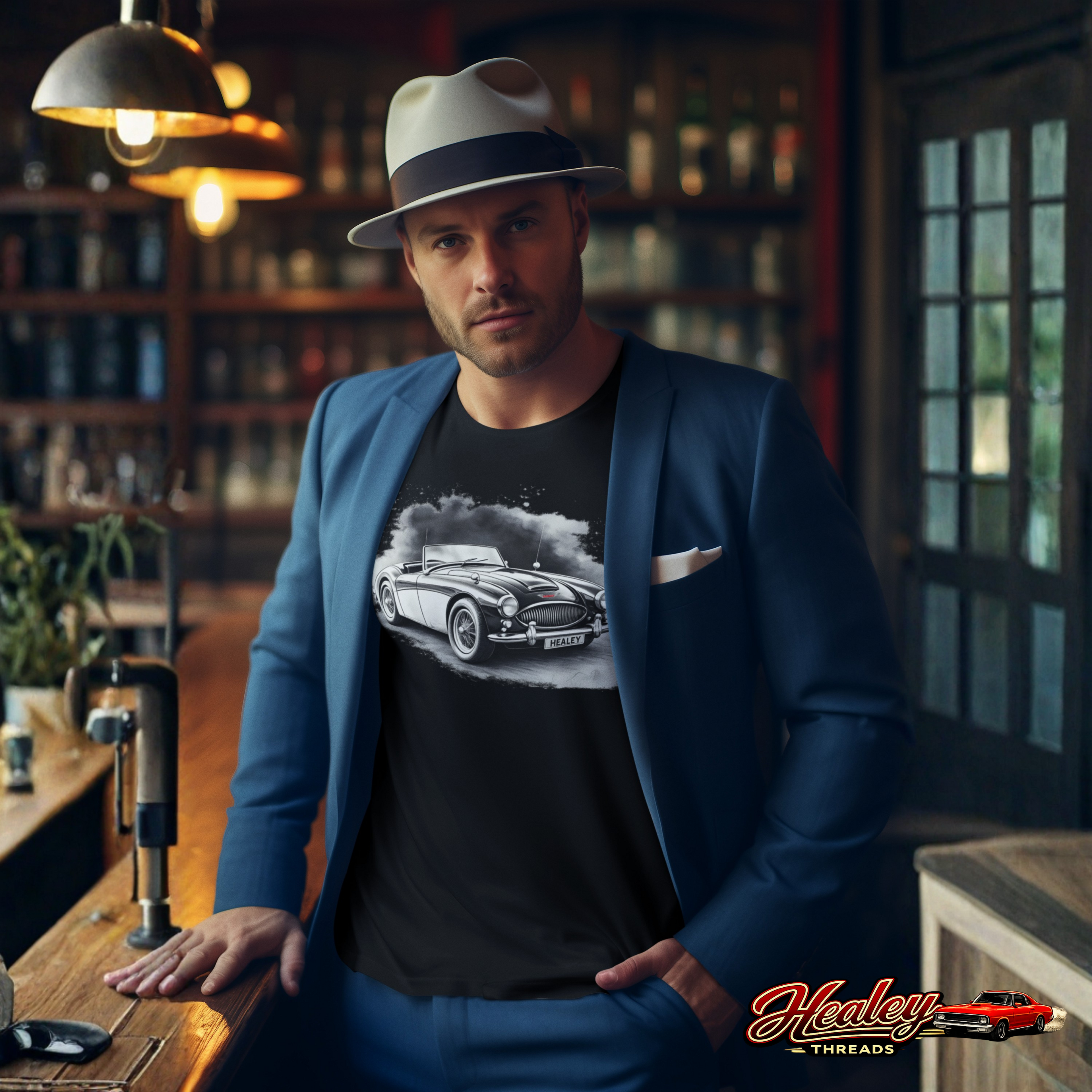 Austin Healey Classic Car T-Shirt - Healey Threads Tee