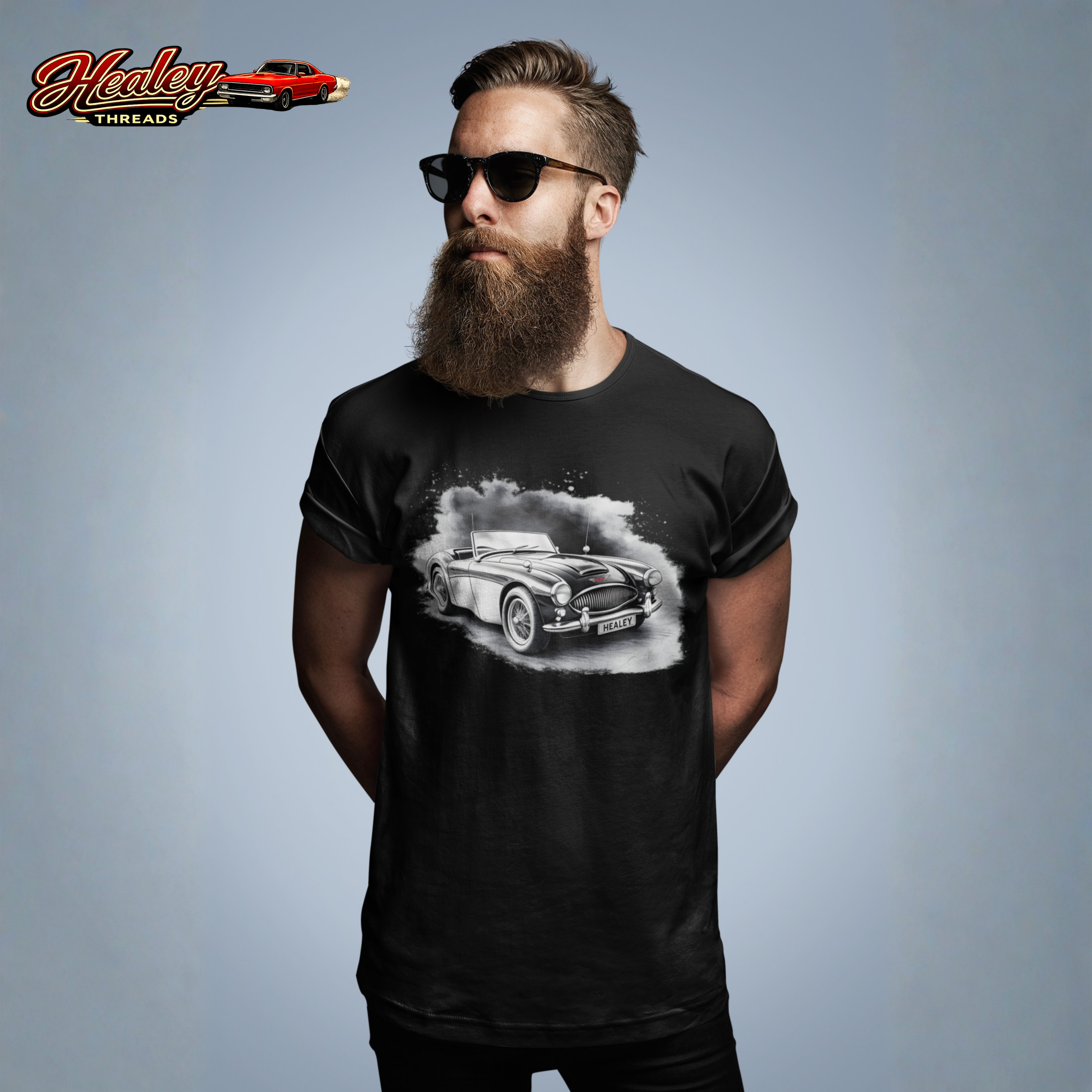 Austin Healey Classic Car T-Shirt - Healey Threads Tee