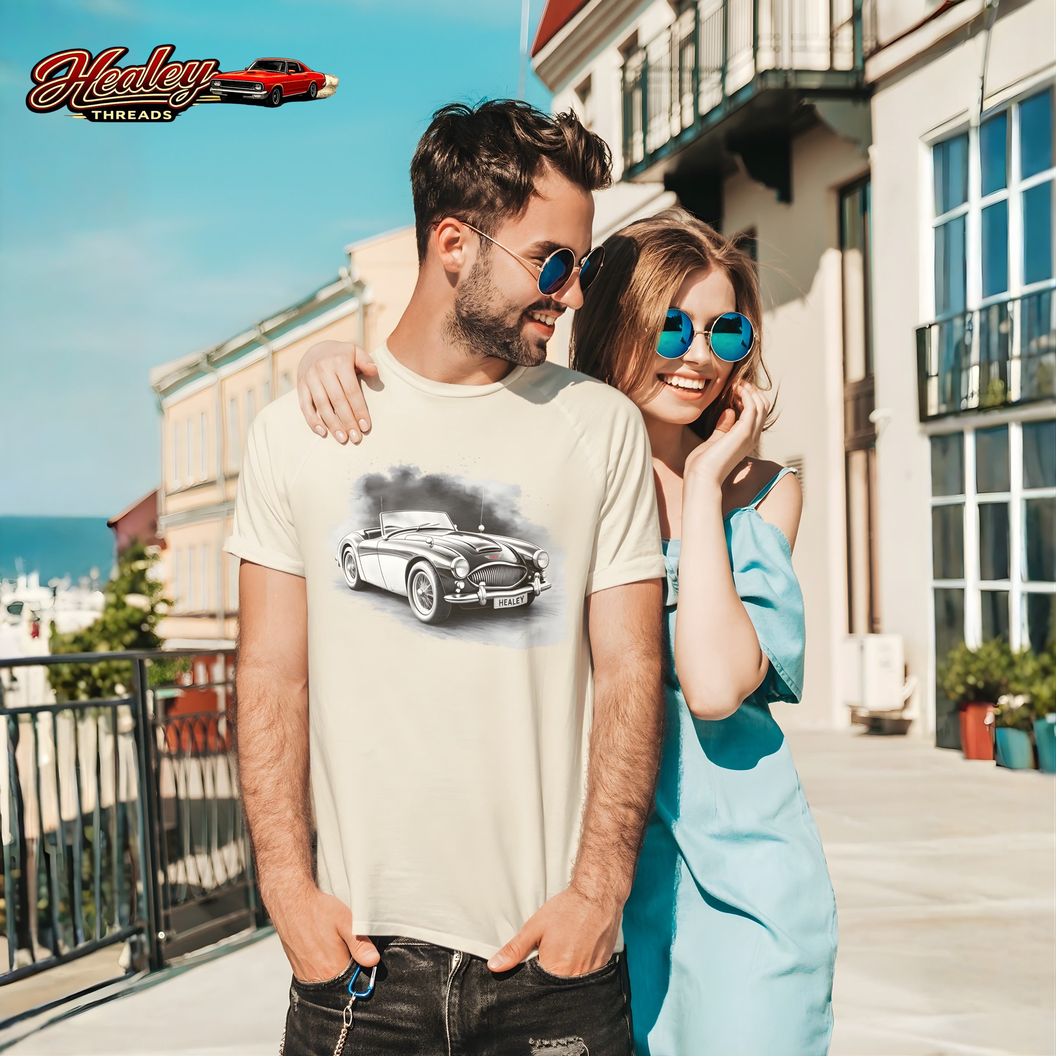 Austin Healey Classic Car T-Shirt - Healey Threads Tee