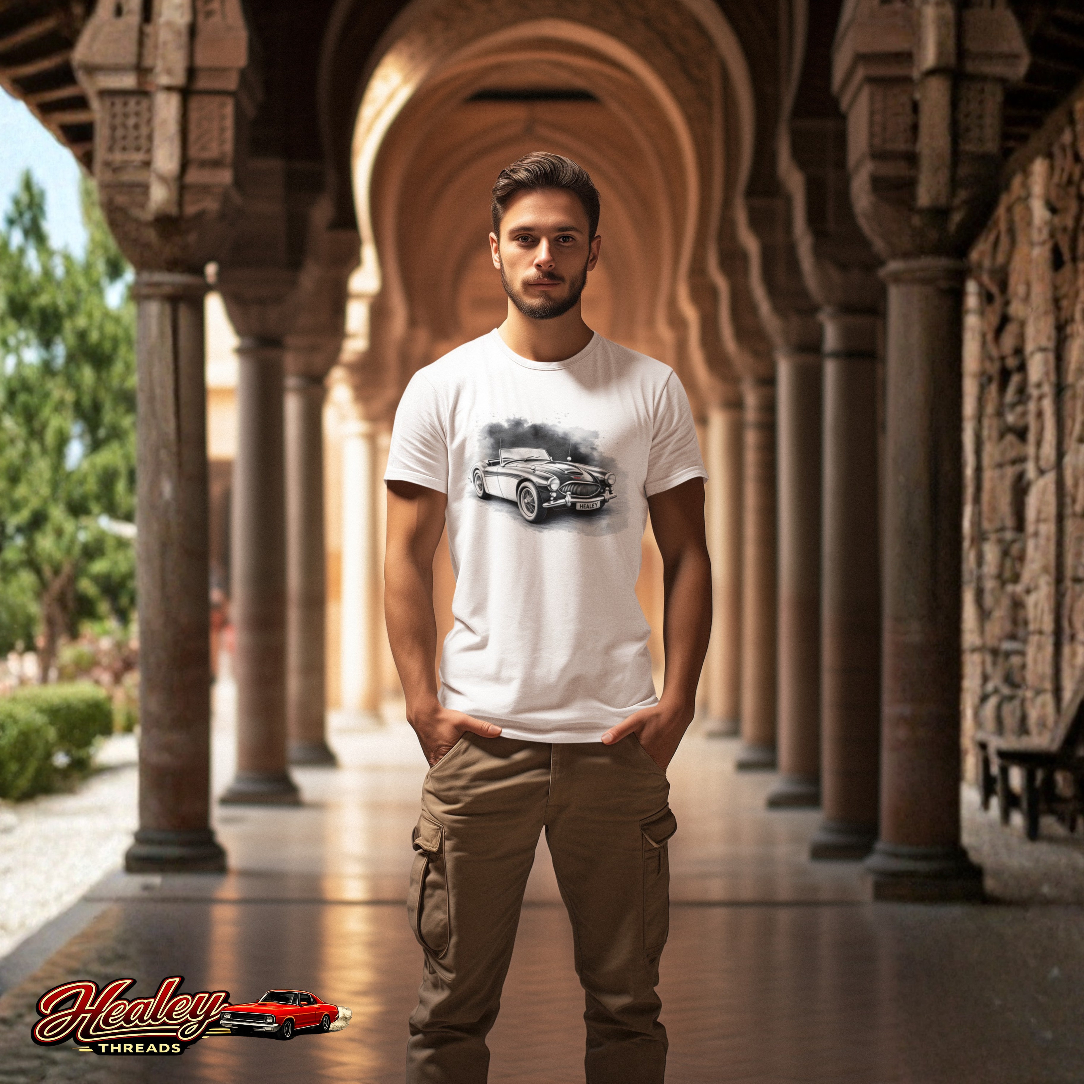 Austin Healey Classic Car T-Shirt - Healey Threads Tee