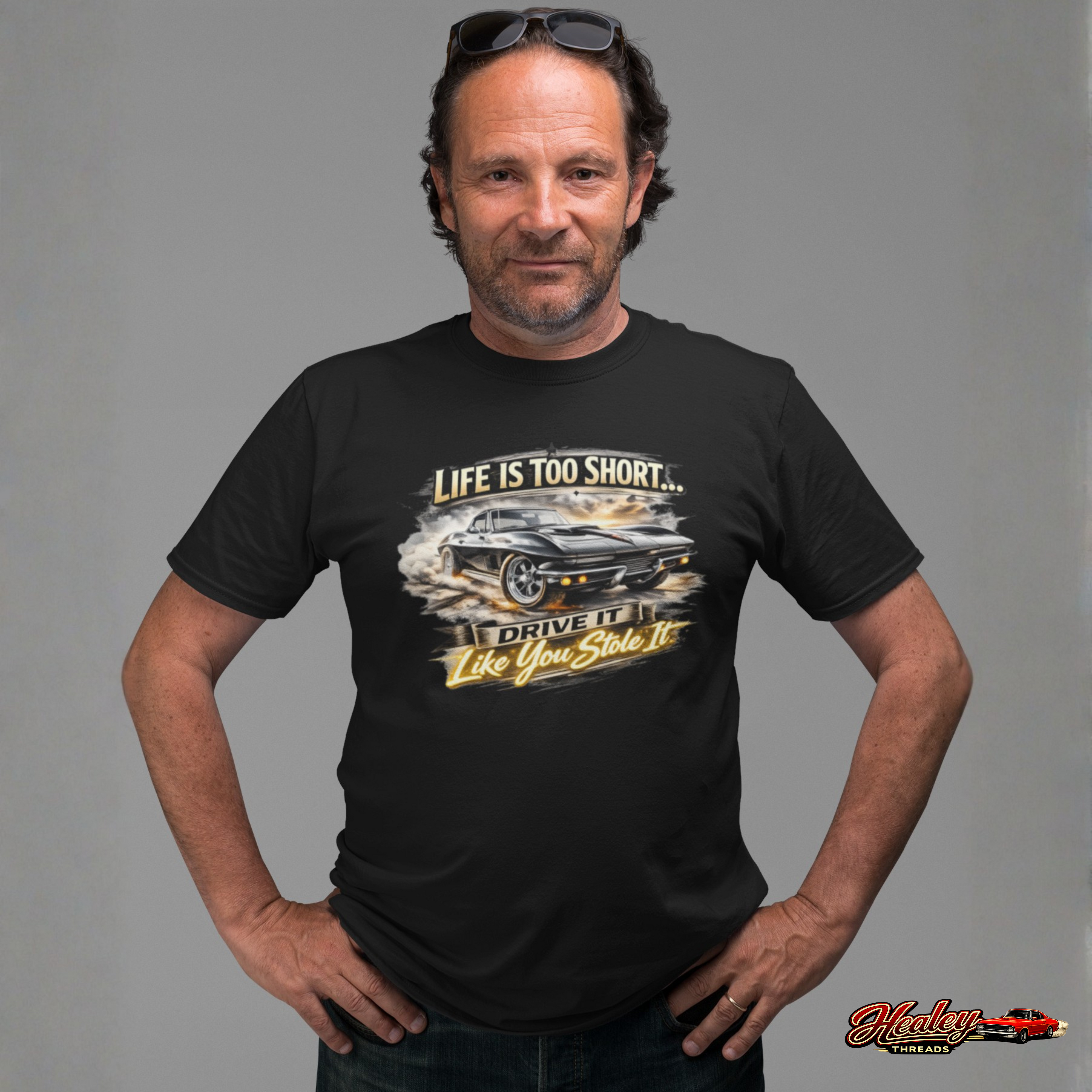 Life Is Too Short Classic Muscle Car Tee | Retro Gift Shirt