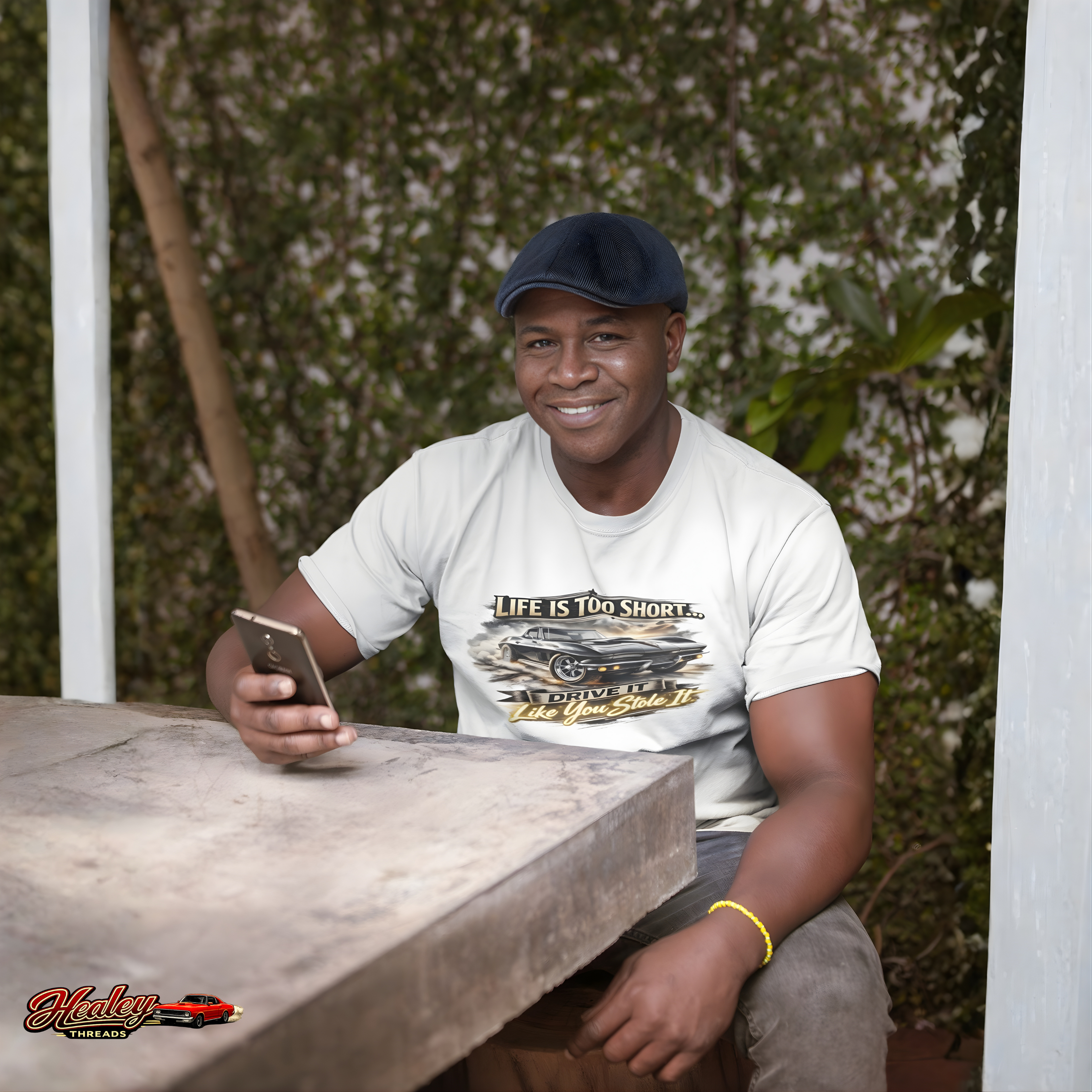 Life Is Too Short American Muscle Car T-Shirt - Healey Threads