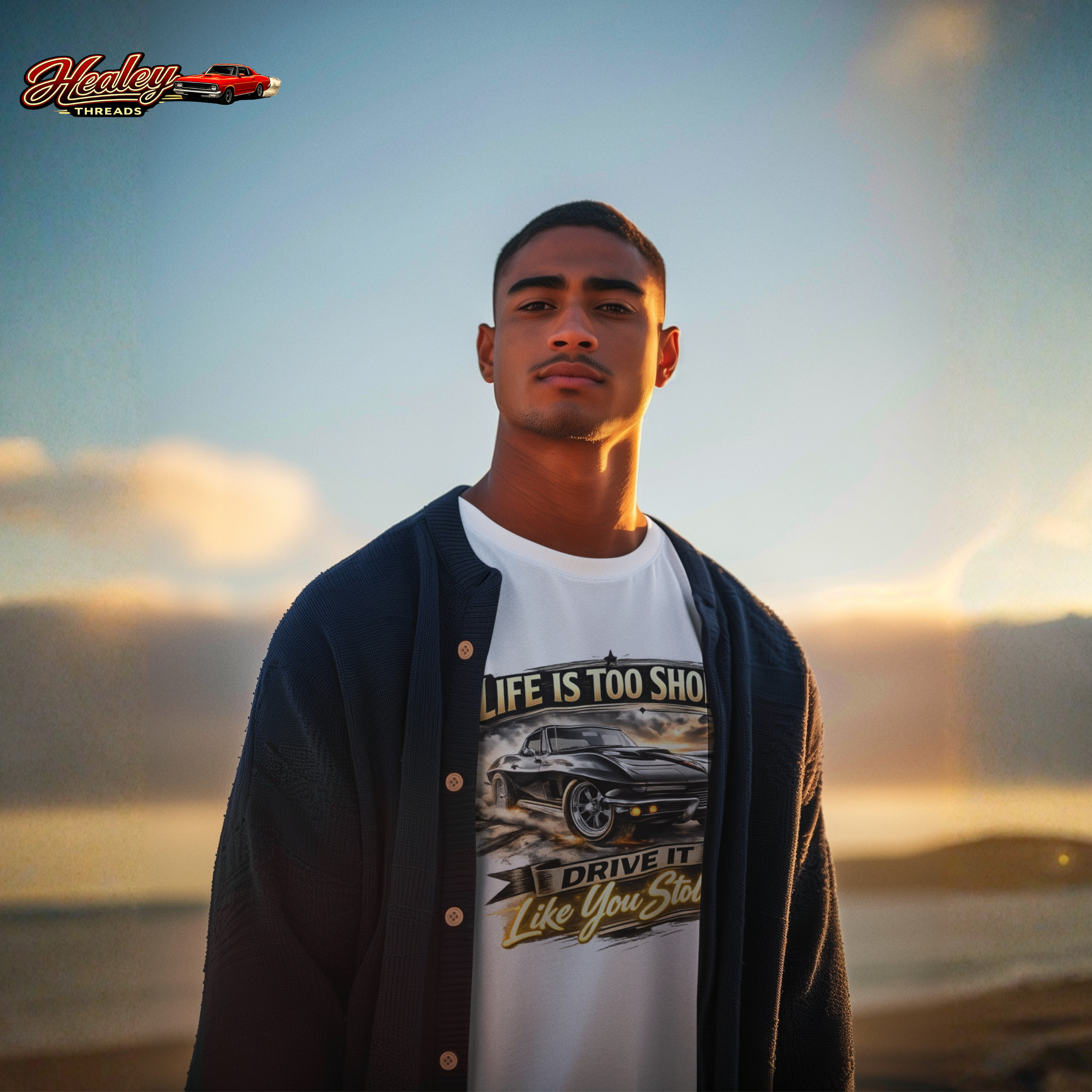 Life Is Too Short American Muscle Car T-Shirt - Healey Threads