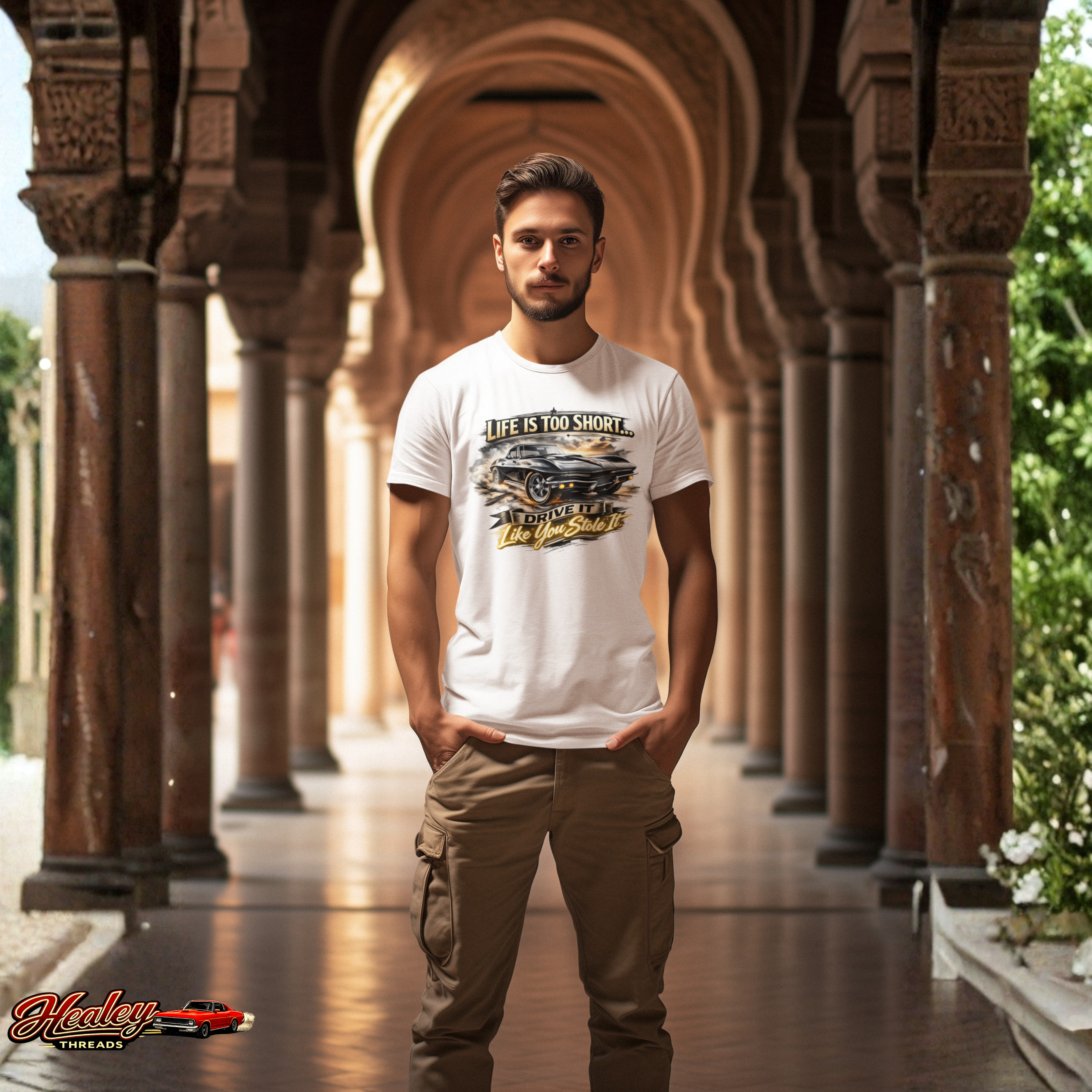 Life Is Too Short Classic Muscle Car Tee | Retro Gift Shirt