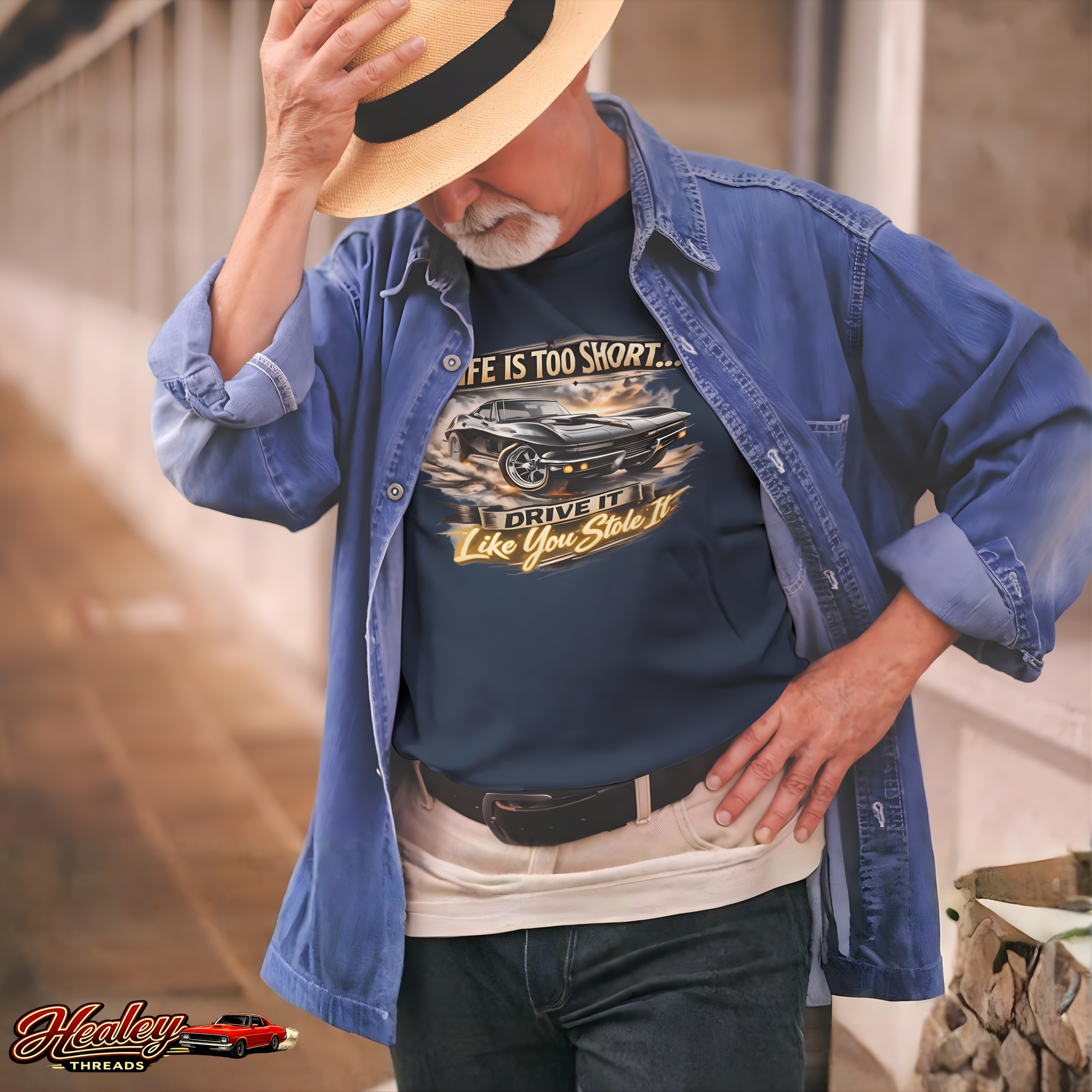 Life Is Too Short Classic Muscle Car Tee | Retro Gift Shirt