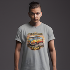 Life Is Too Short Retro Van Tee | Vintage Road Trip Shirt