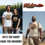 Life Is Too Short Retro Van Tee | Vintage Road Trip Shirt