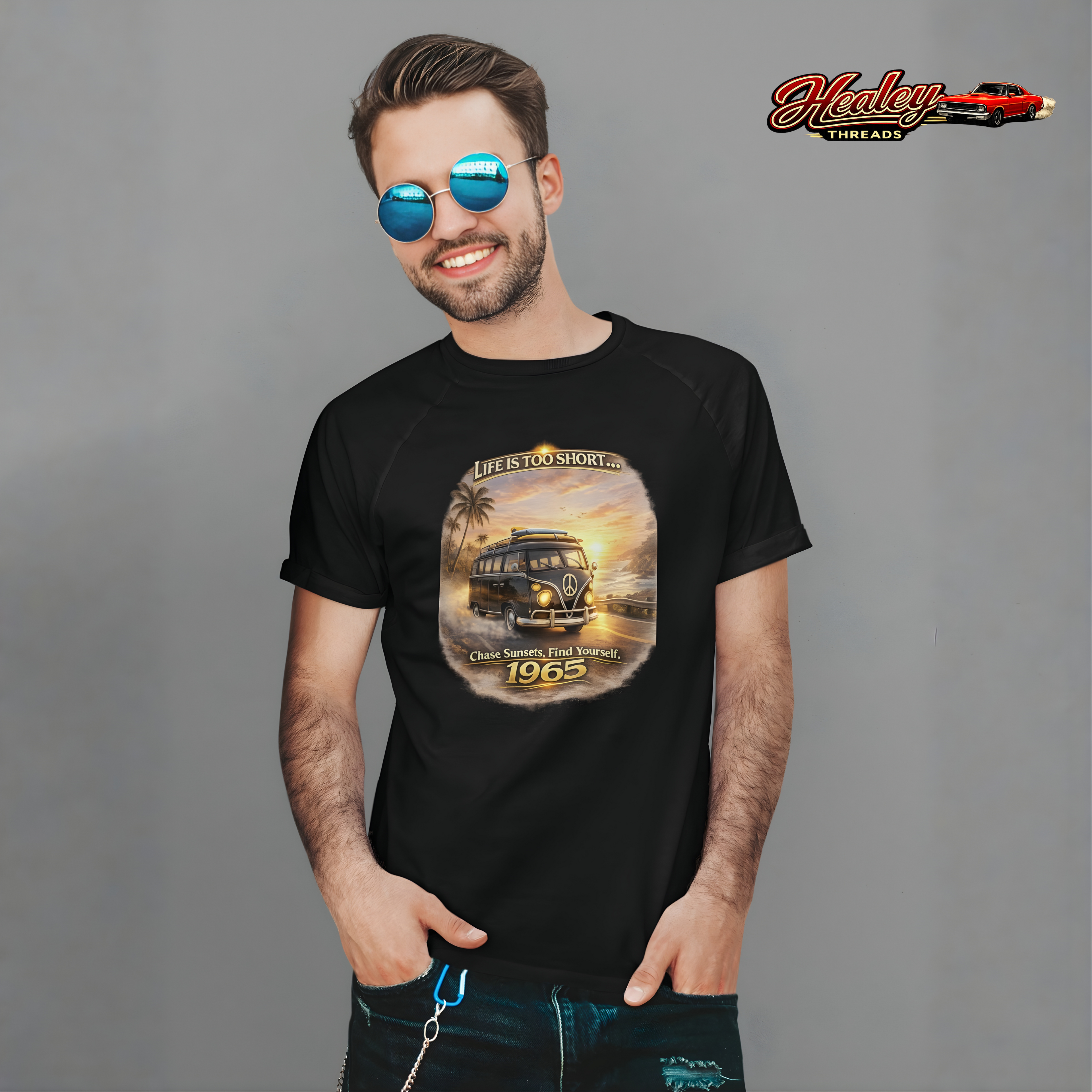 Vintage Van Life T-Shirt 1965 - Healey Threads Tee