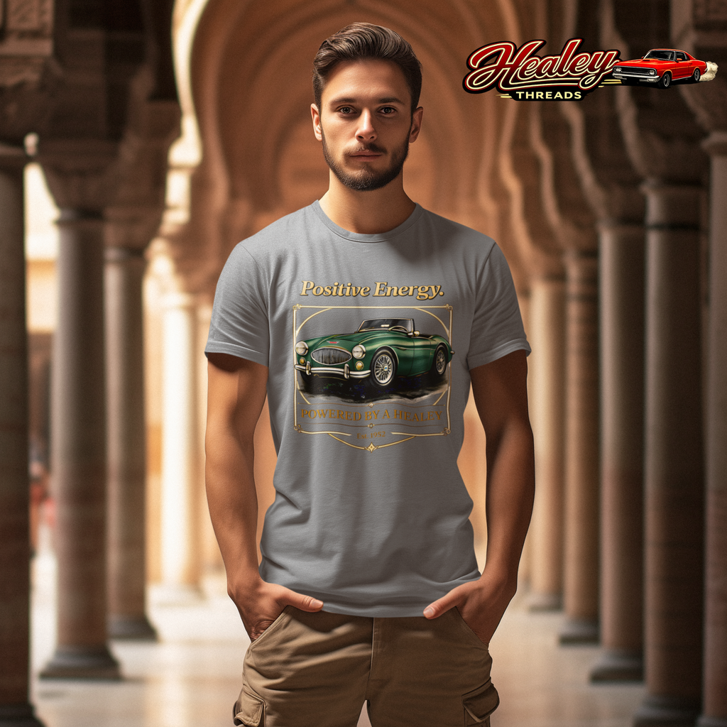 Positive Energy Classic Roadster Tee | Vintage Car Gift