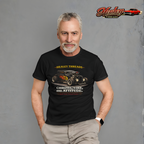 Chrome Fire Attitude Hot Rod Tee | Classic Car Gift Shirt