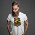 Legends Never Rust American Muscle Tee | Classic Car Shirt
