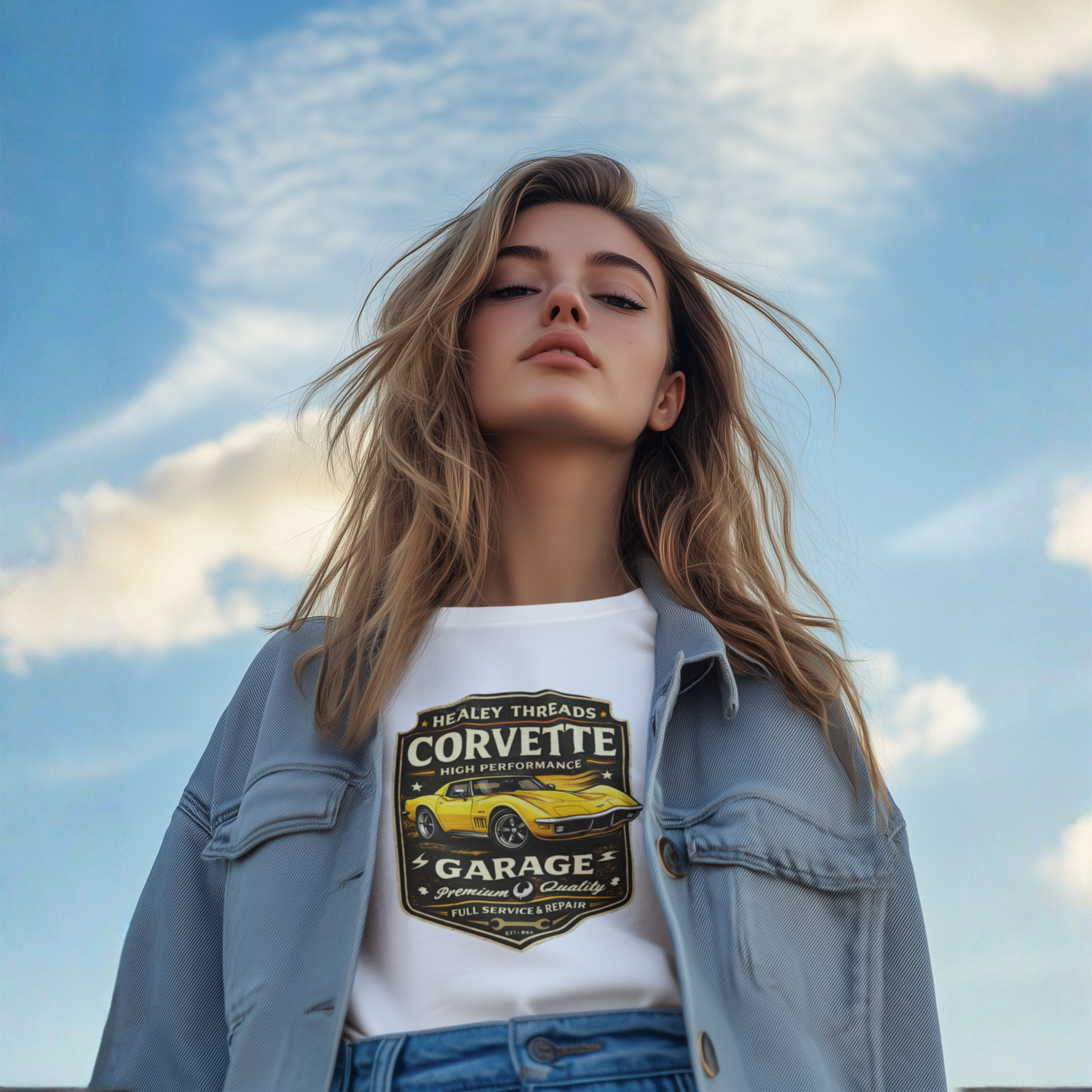 Vintage Corvette T-Shirt - Classic Car Graphic Tee