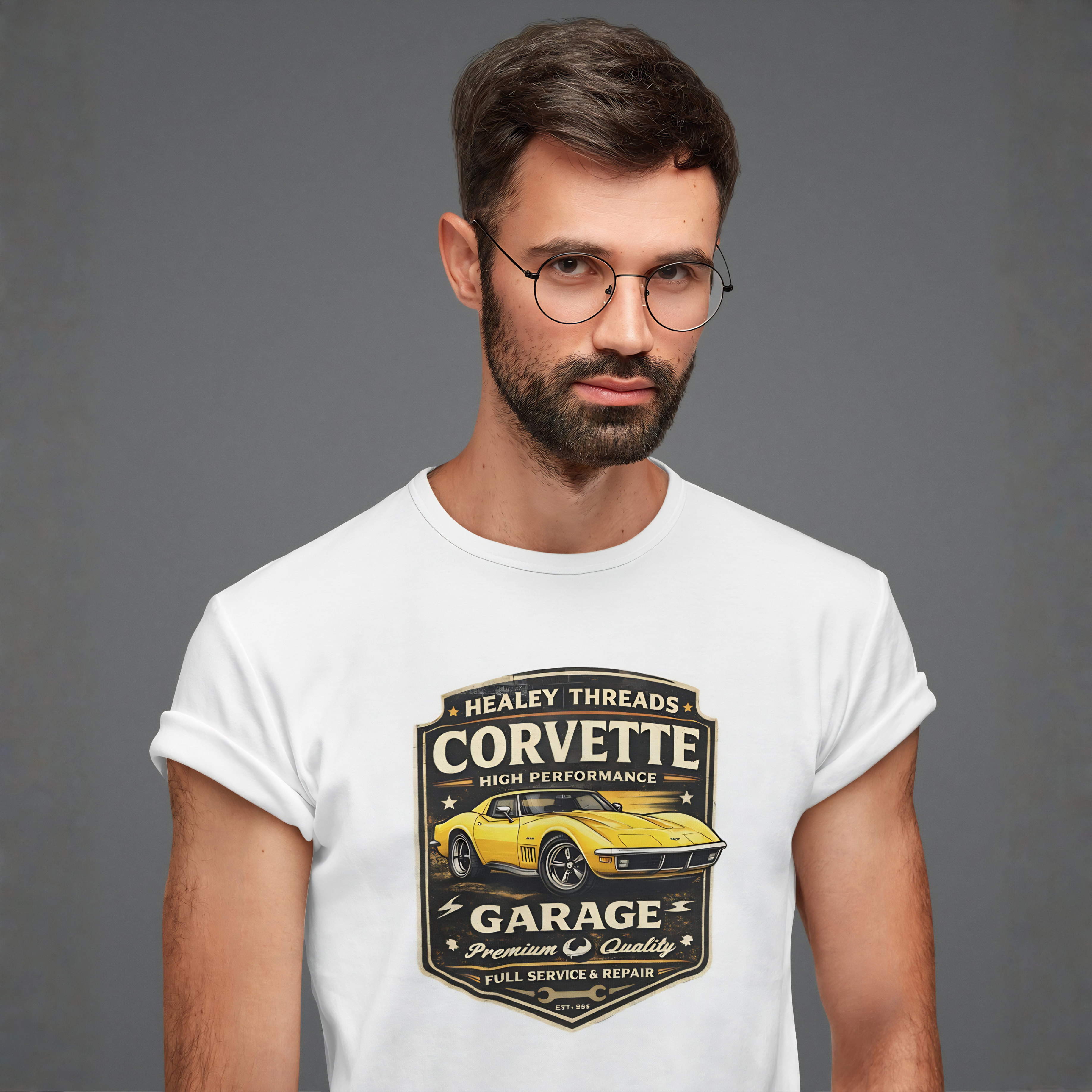 Vintage Corvette T-Shirt - Classic Car Graphic Tee