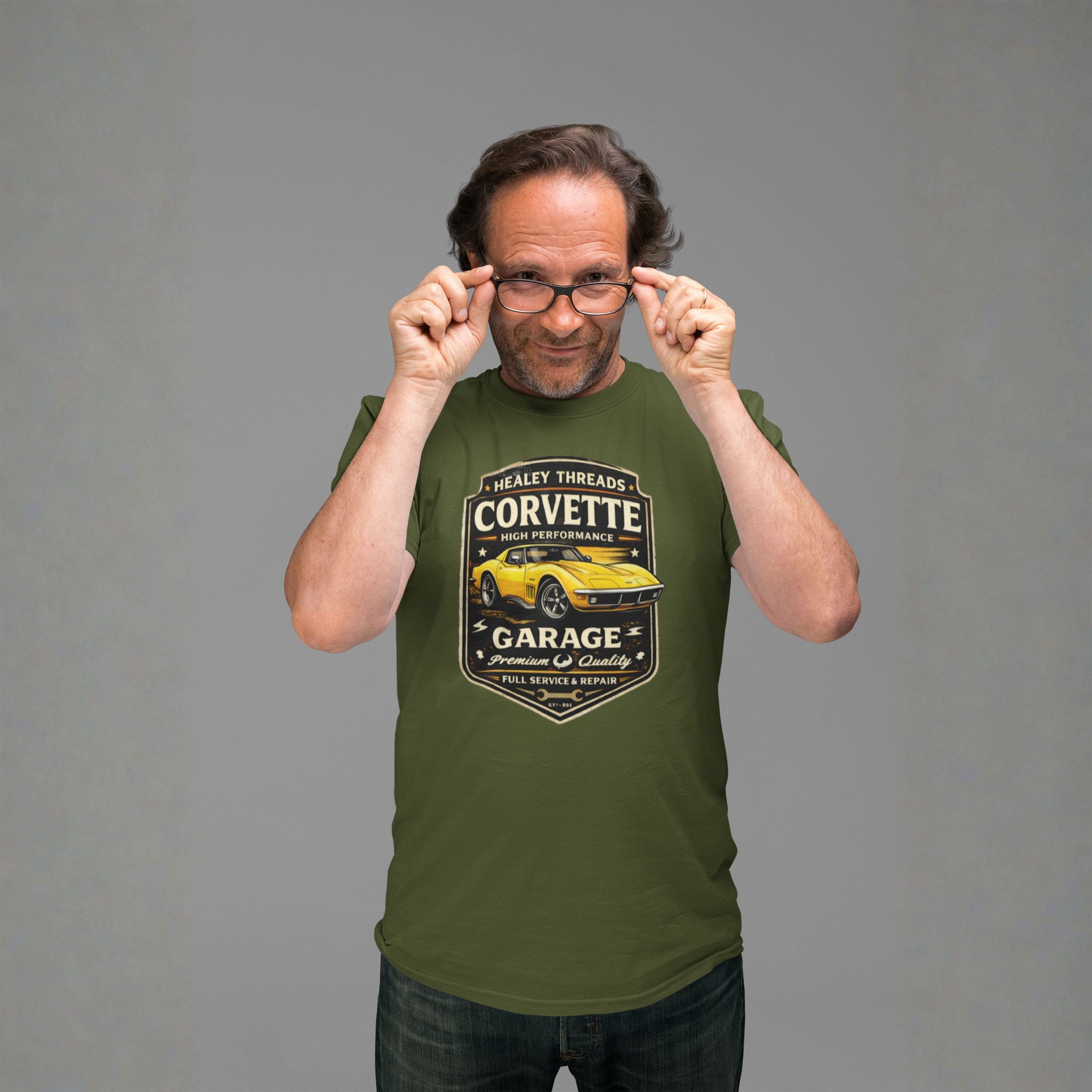 Vintage Corvette T-Shirt - Classic Car Graphic Tee