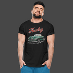 Healey Classic Car T-Shirt | Vintage Green Sports Car Tee