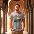 Healey Classic Car T-Shirt | Vintage Green Sports Car Tee