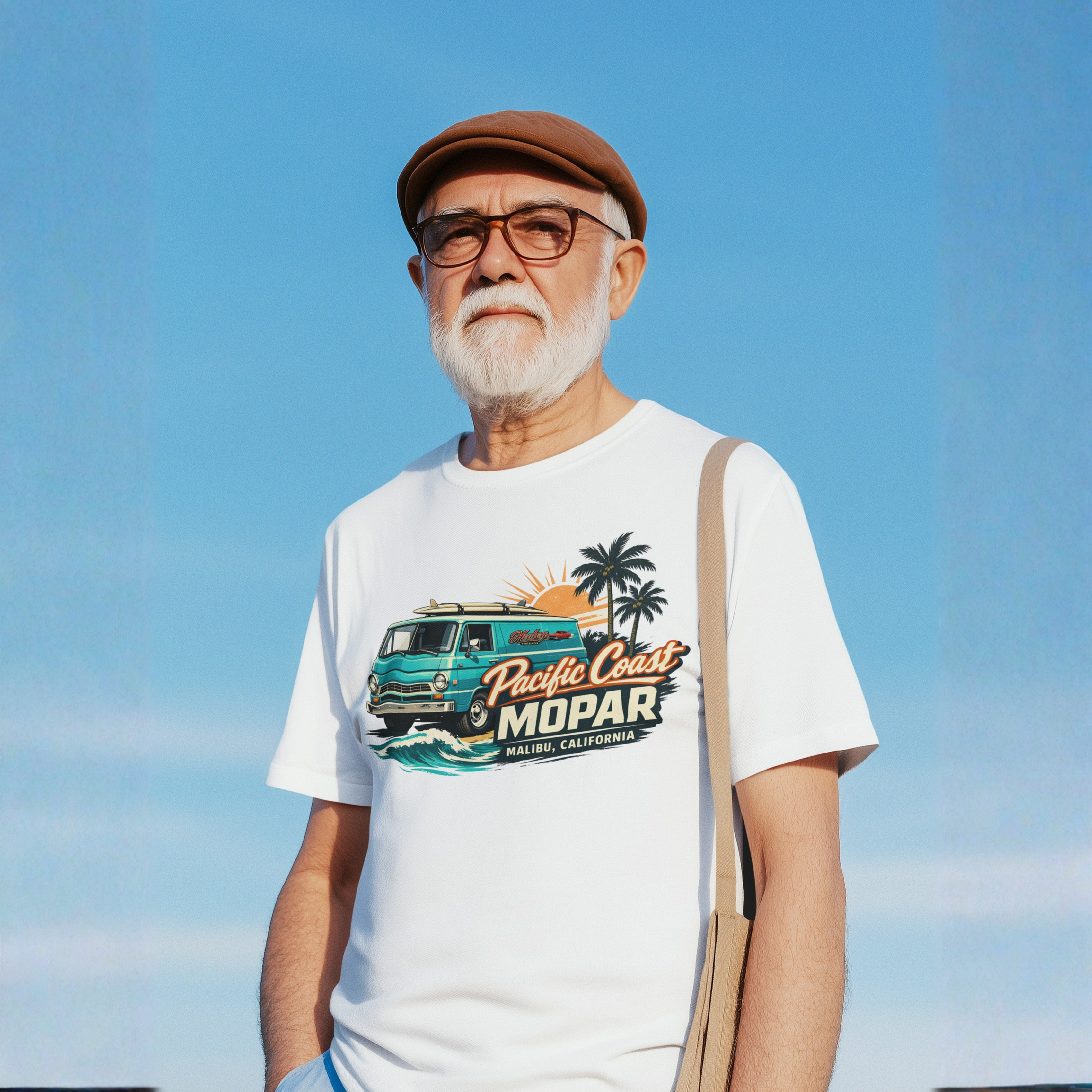 Pacific Coast Mopar Van T-Shirt - Healey Threads Tee