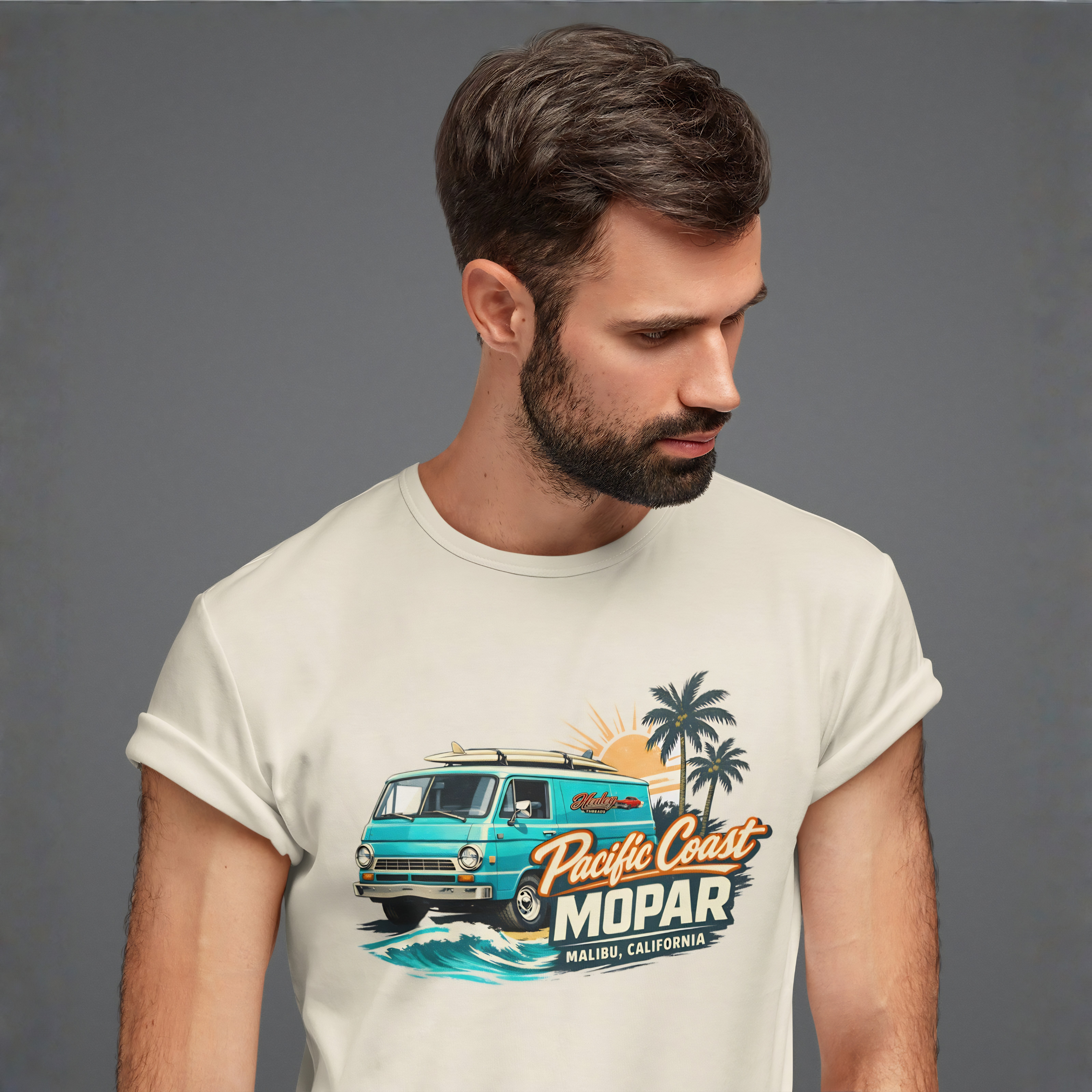 Pacific Coast Mopar Van T-Shirt - Healey Threads Tee