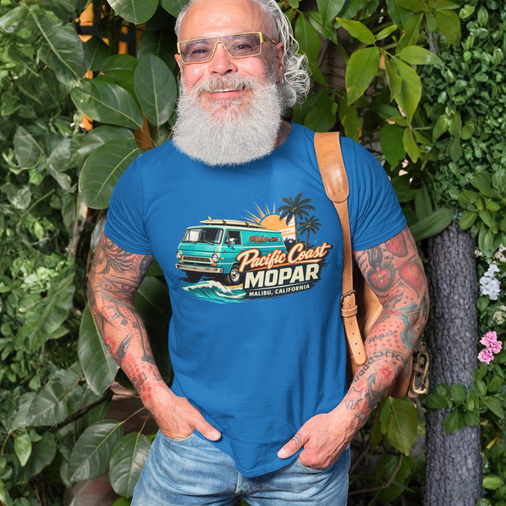 Pacific Coast Mopar Van T-Shirt - Healey Threads Tee