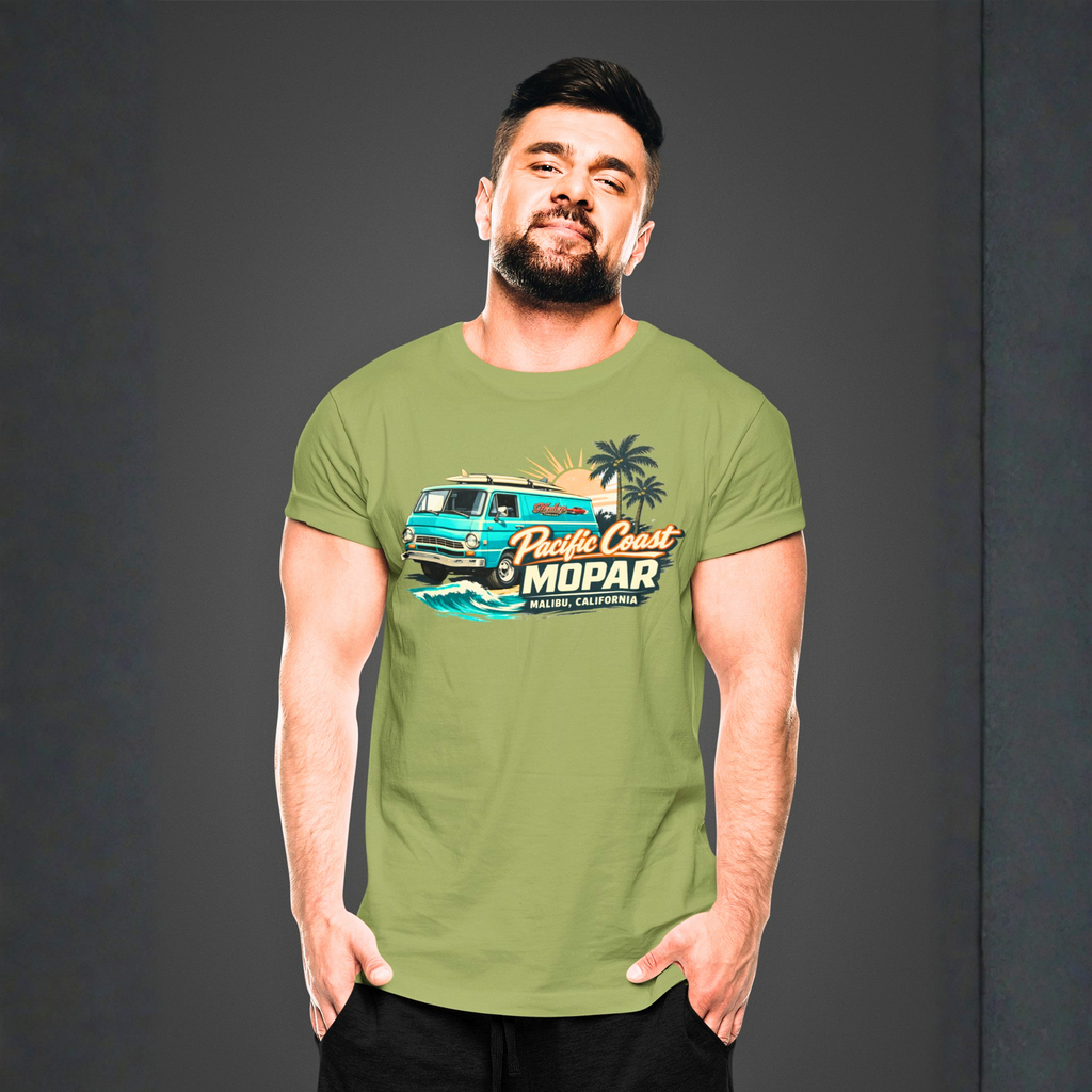 Pacific Coast Mopar Van T-Shirt - Healey Threads Tee