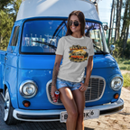Van Life T-Shirt - "Livin' The Van Life" Retro Camper Graphic