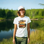 Van Life T-Shirt - "Livin' The Van Life" Retro Camper Graphic
