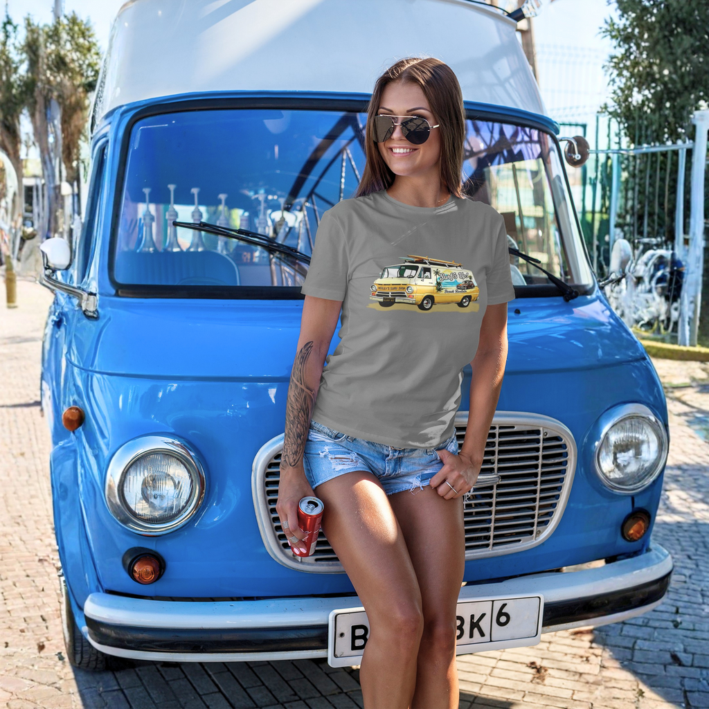 Surf's Up Retro Surf Van T-Shirt - Healey's Surf Shop Tee
