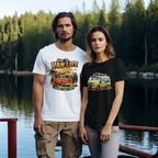 Surf's Up Retro Surf Van T-Shirt - Healey's Surf Shop Tee