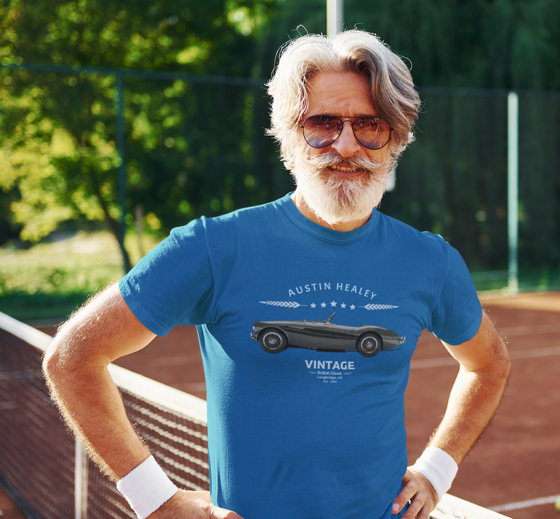 British Classic Car Shirt - Austin Healey Vintage Roadster Tee