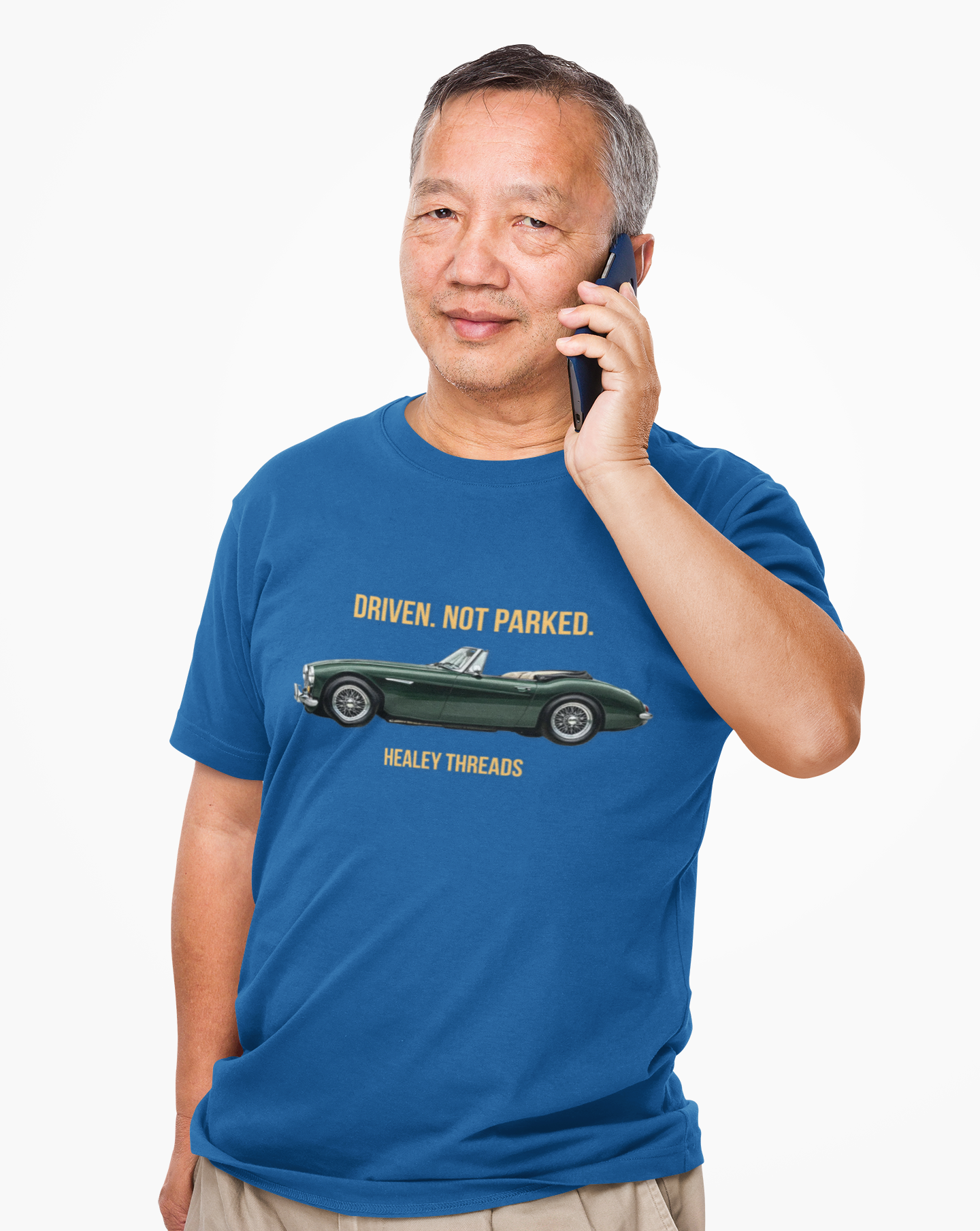 Classic Car Lover Gift Shirt - Driven Not Parked Austin Healey Tee