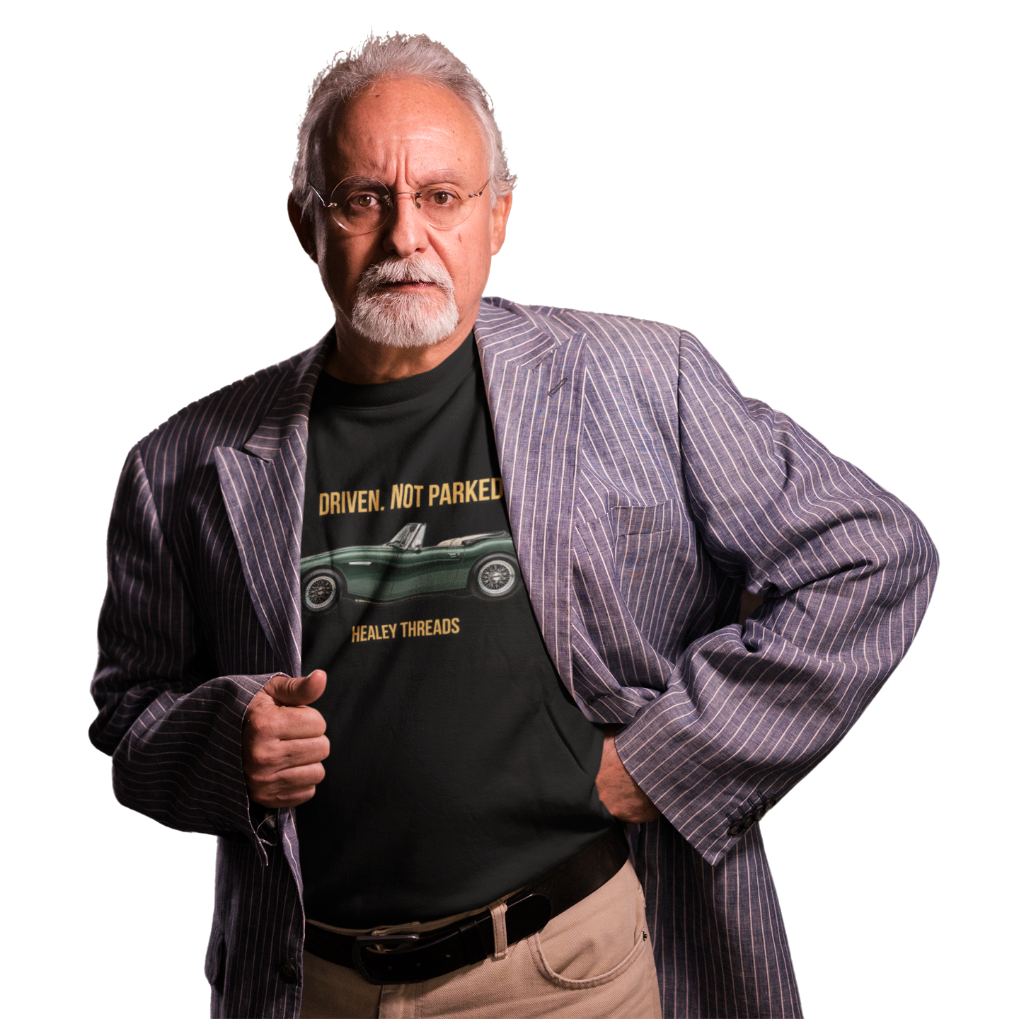 Classic Car Lover Gift Shirt - Driven Not Parked Austin Healey Tee