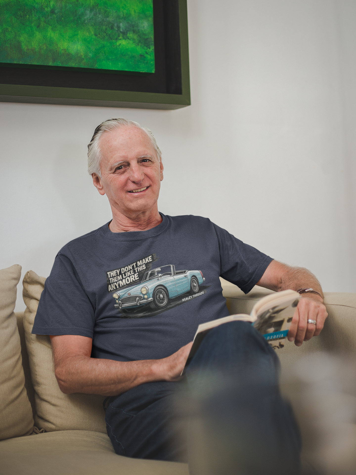 Vintage Car Graphic Tee - They Don't Make Them Like This Anymore