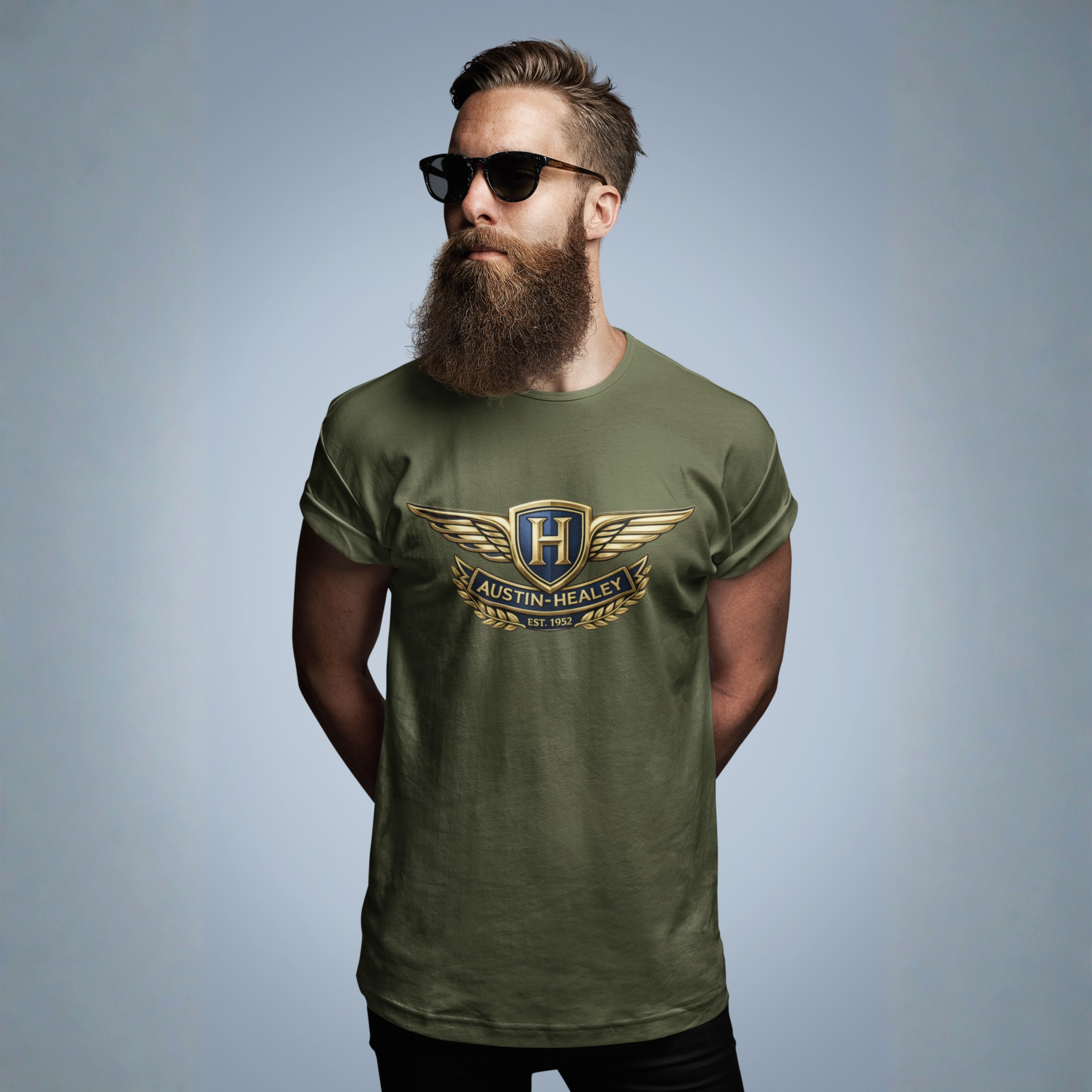 Austin-Healey T-Shirt - Vintage Emblem Graphic Tee