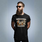 Funny Racing T-Shirt - Born to Race - Healey Threads Tee