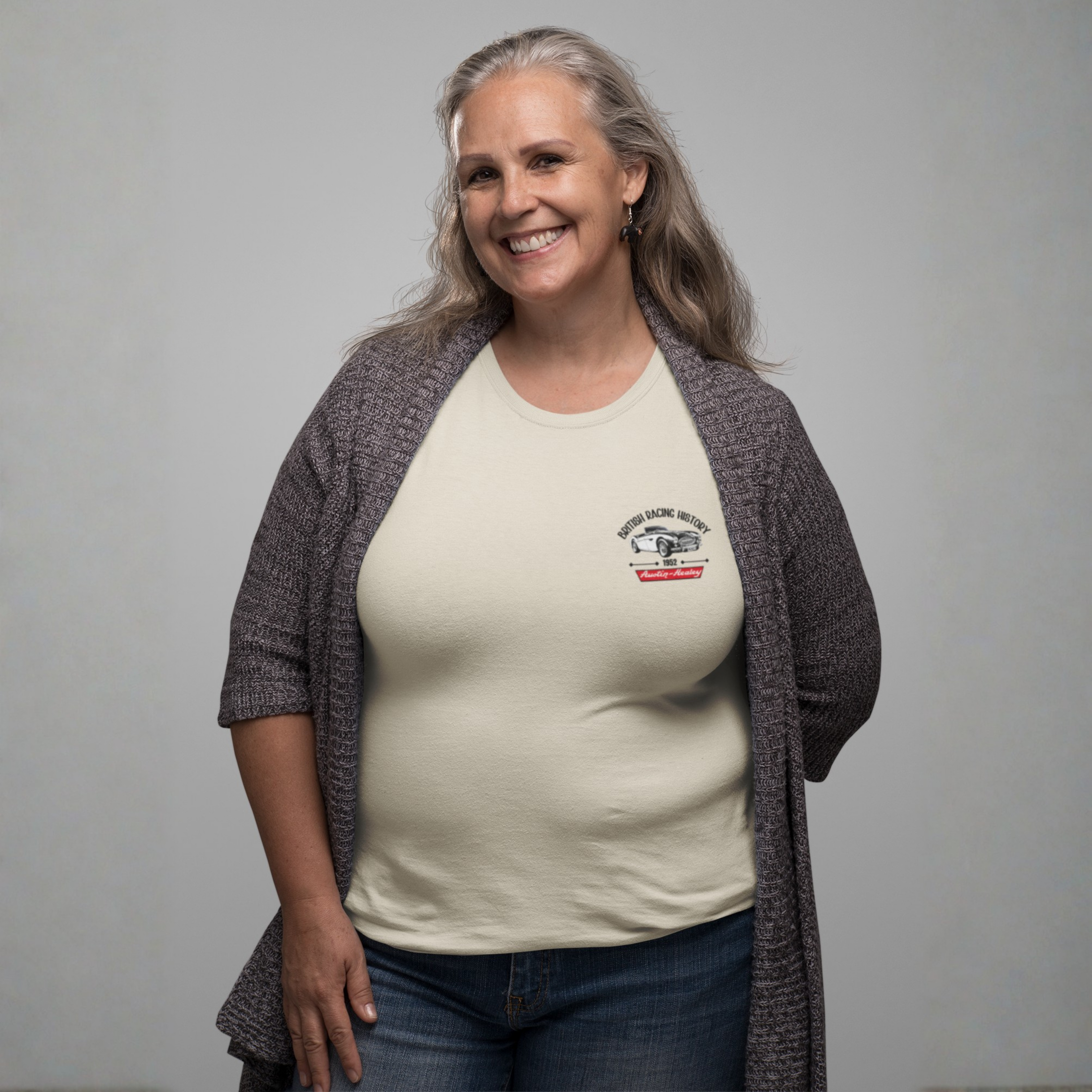 British Racing History Shirt - Classic Roadster Tee - Healey Threads