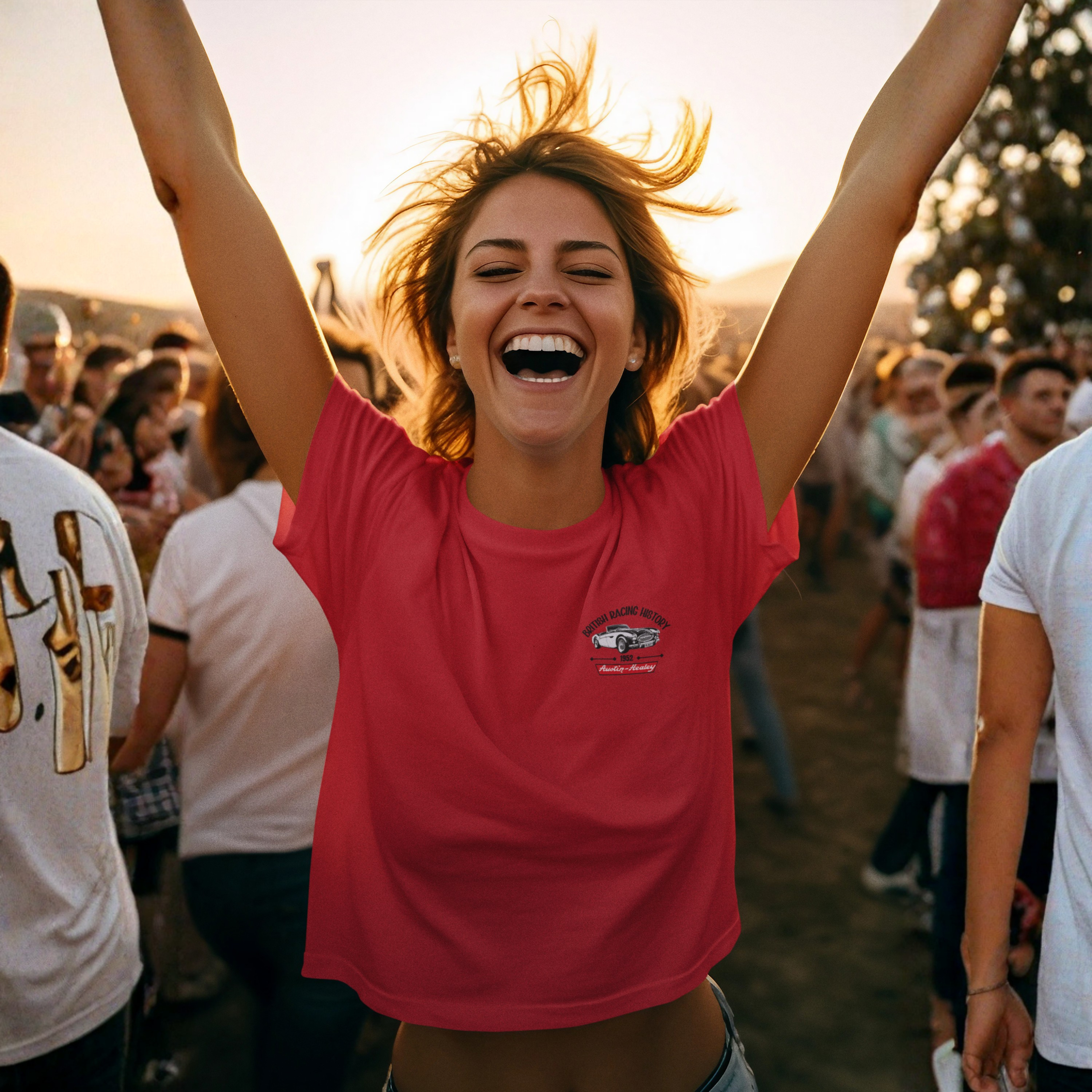 British Racing History Shirt - Classic Roadster Tee - Healey Threads