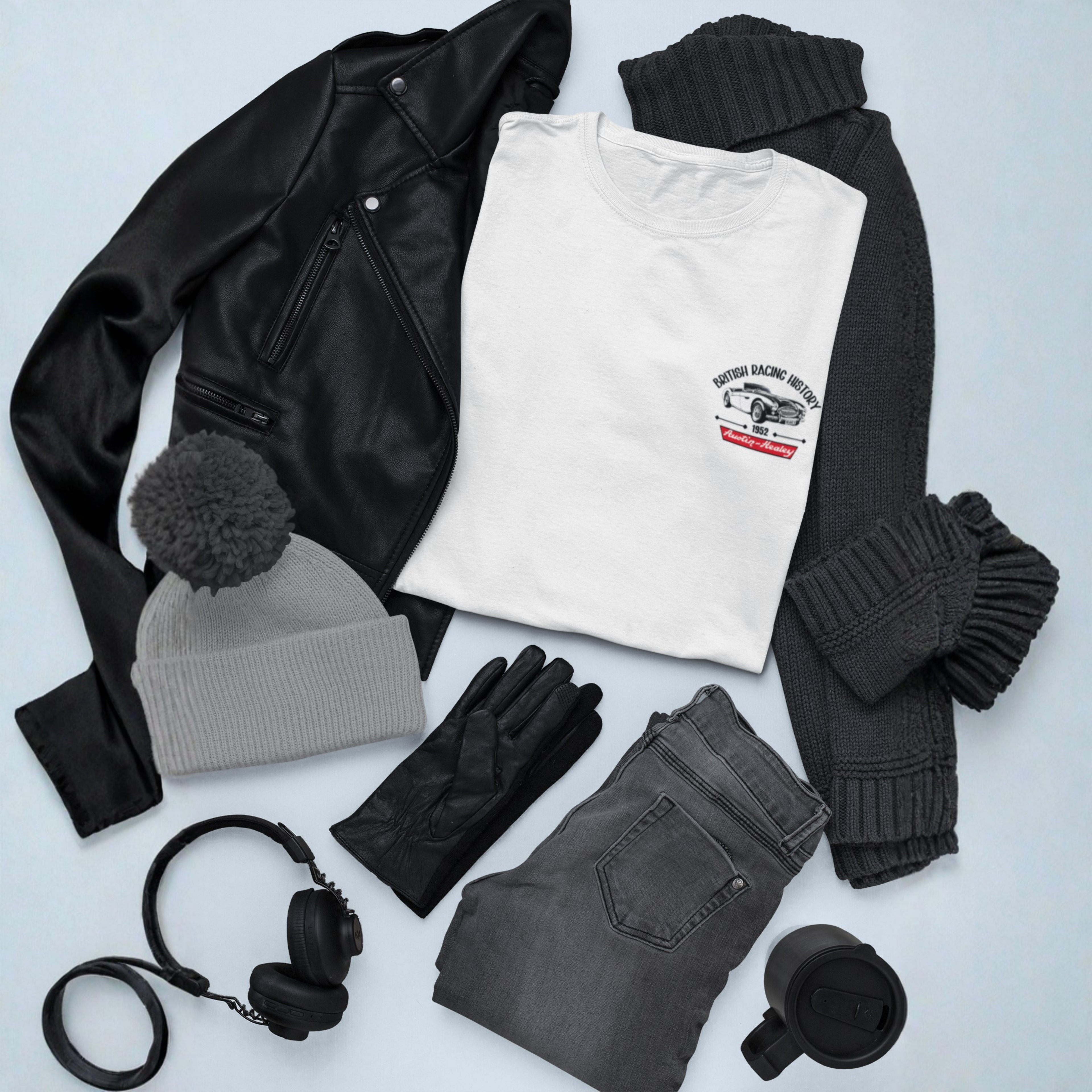 British Racing History Shirt - Classic Roadster Tee - Healey Threads