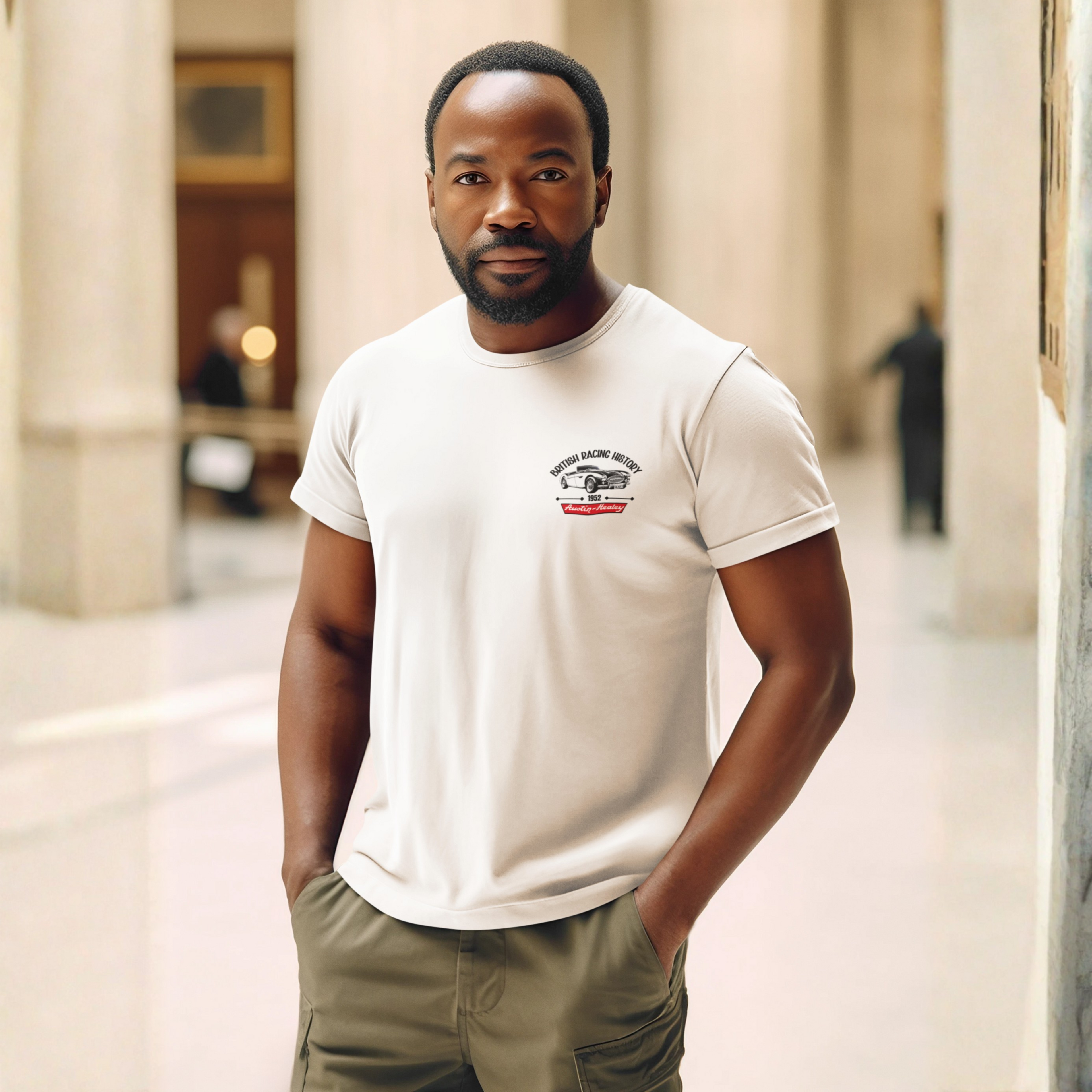 British Racing History Shirt - Classic Roadster Tee - Healey Threads